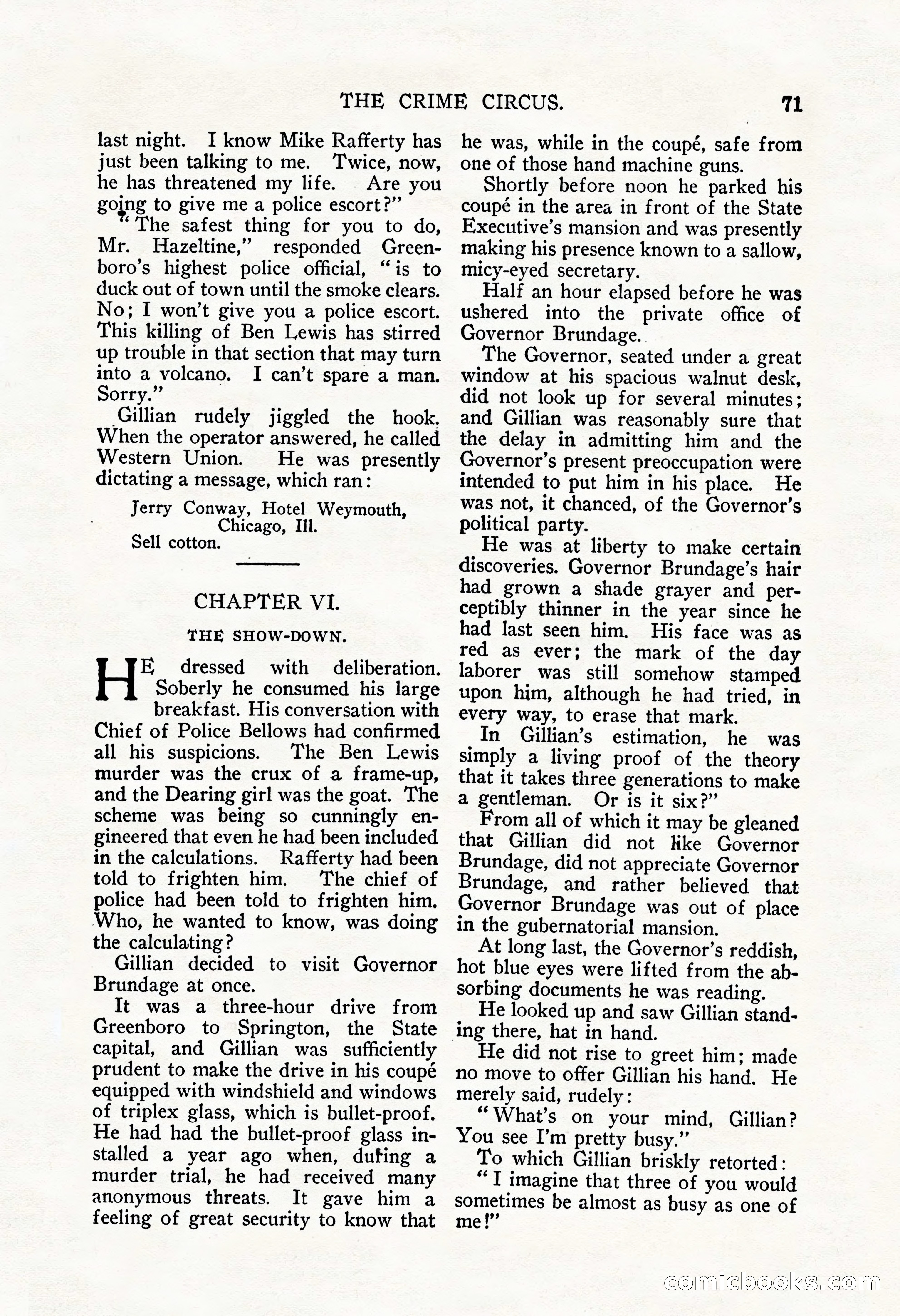 Argosy All-Story Weekly, September 22, 1928 — page 75 of 148
