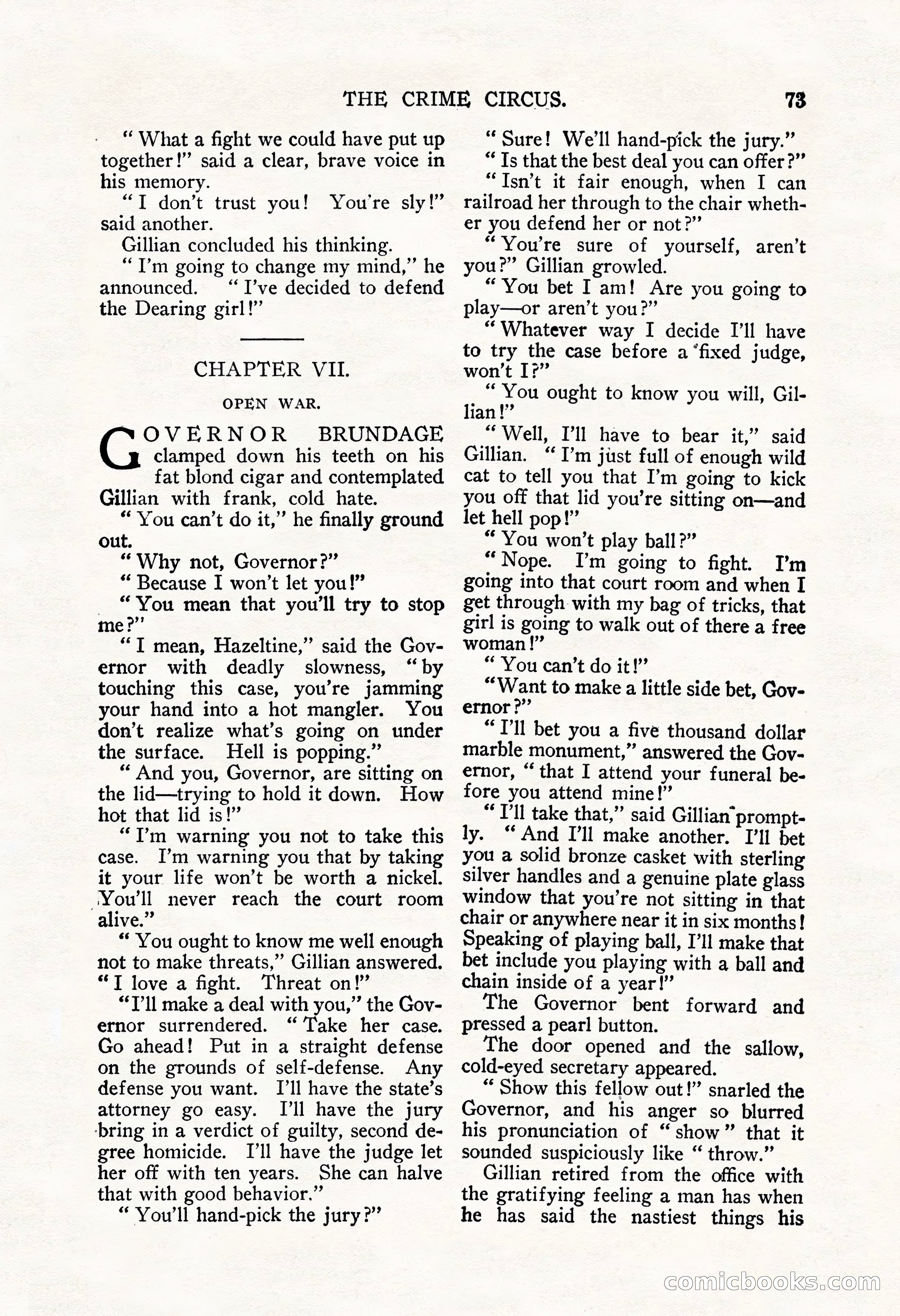Argosy All-Story Weekly, September 22, 1928 — page 77 of 148