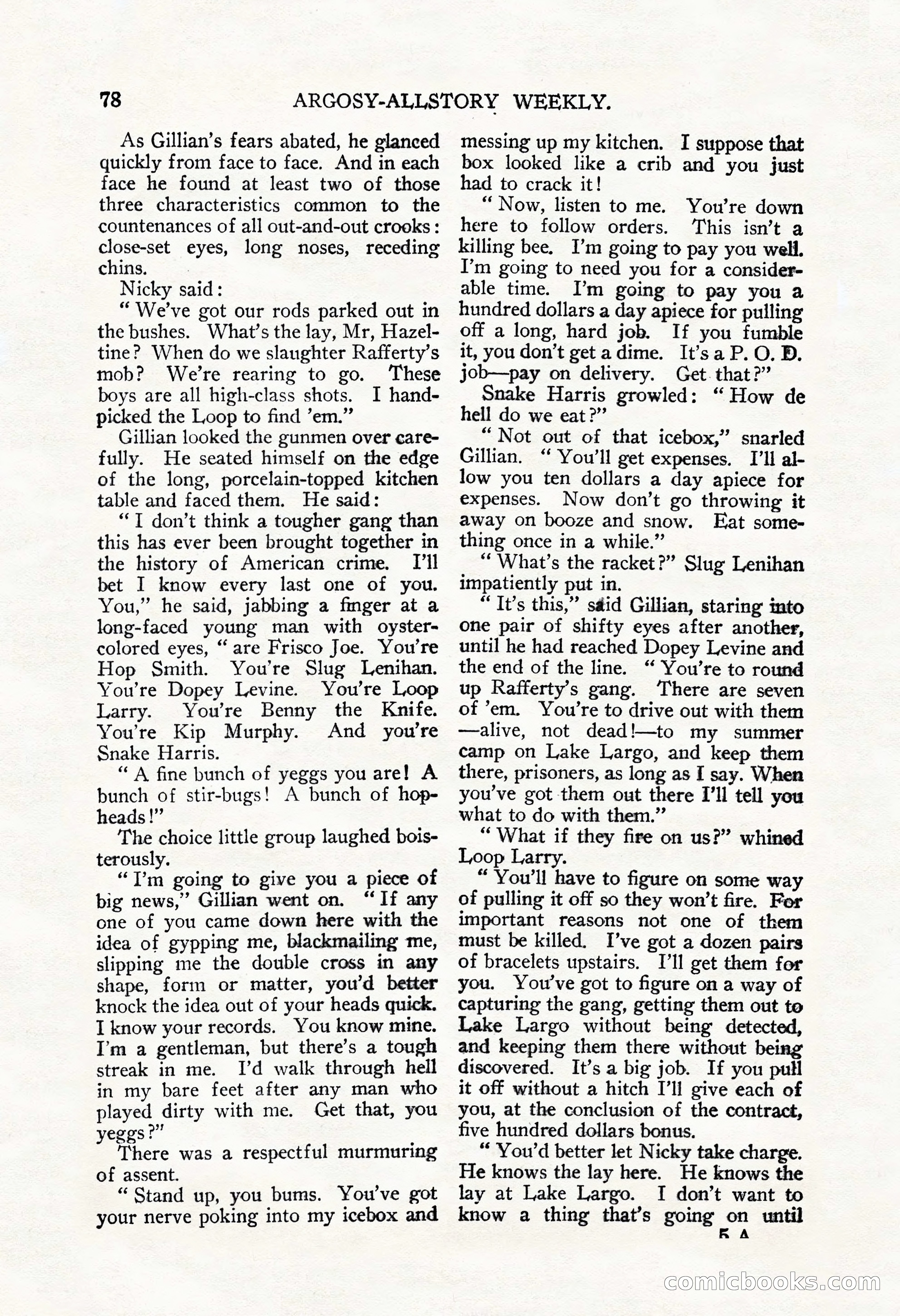 Argosy All-Story Weekly, September 22, 1928 — page 82 of 148