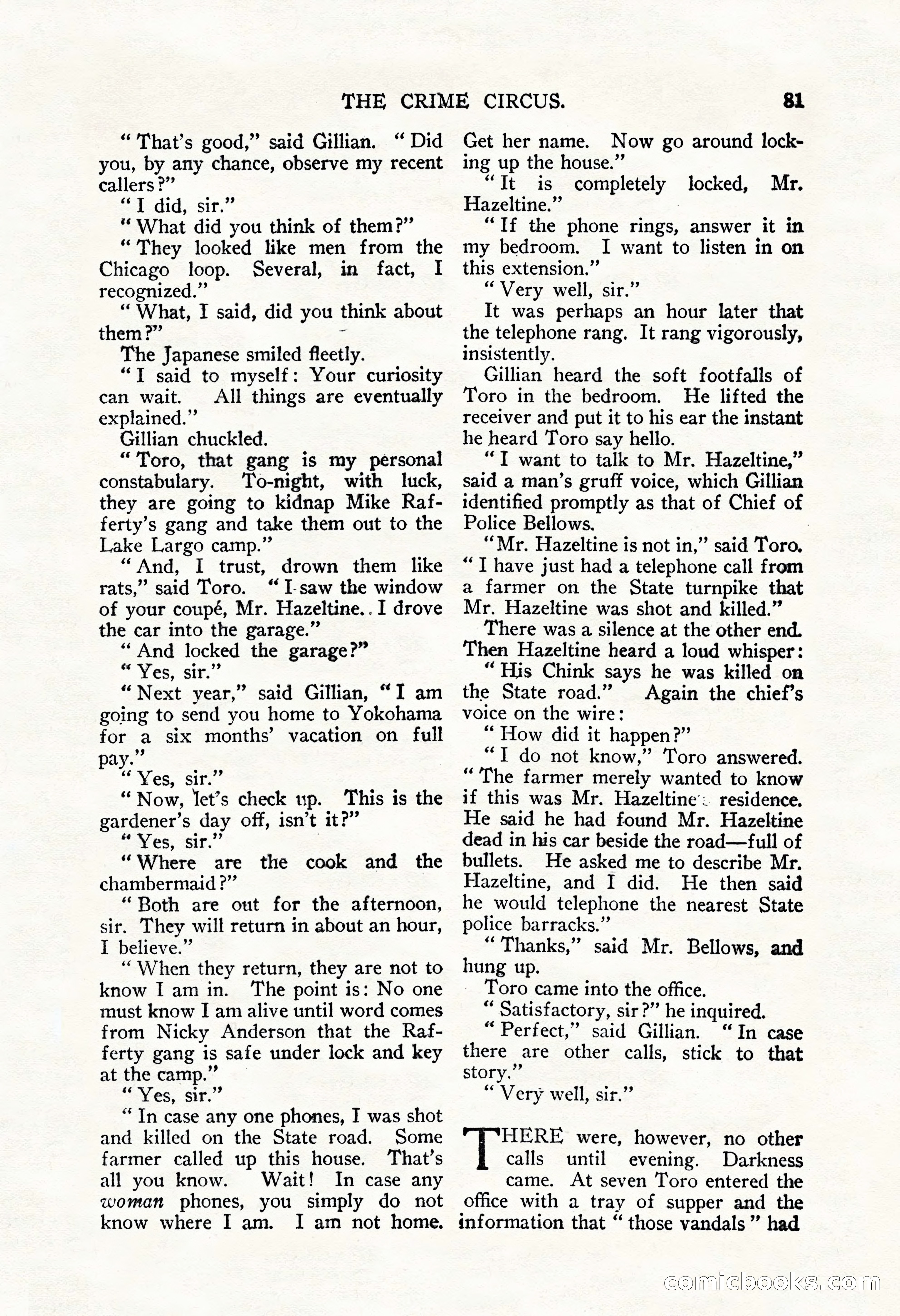 Argosy All-Story Weekly, September 22, 1928 — page 85 of 148