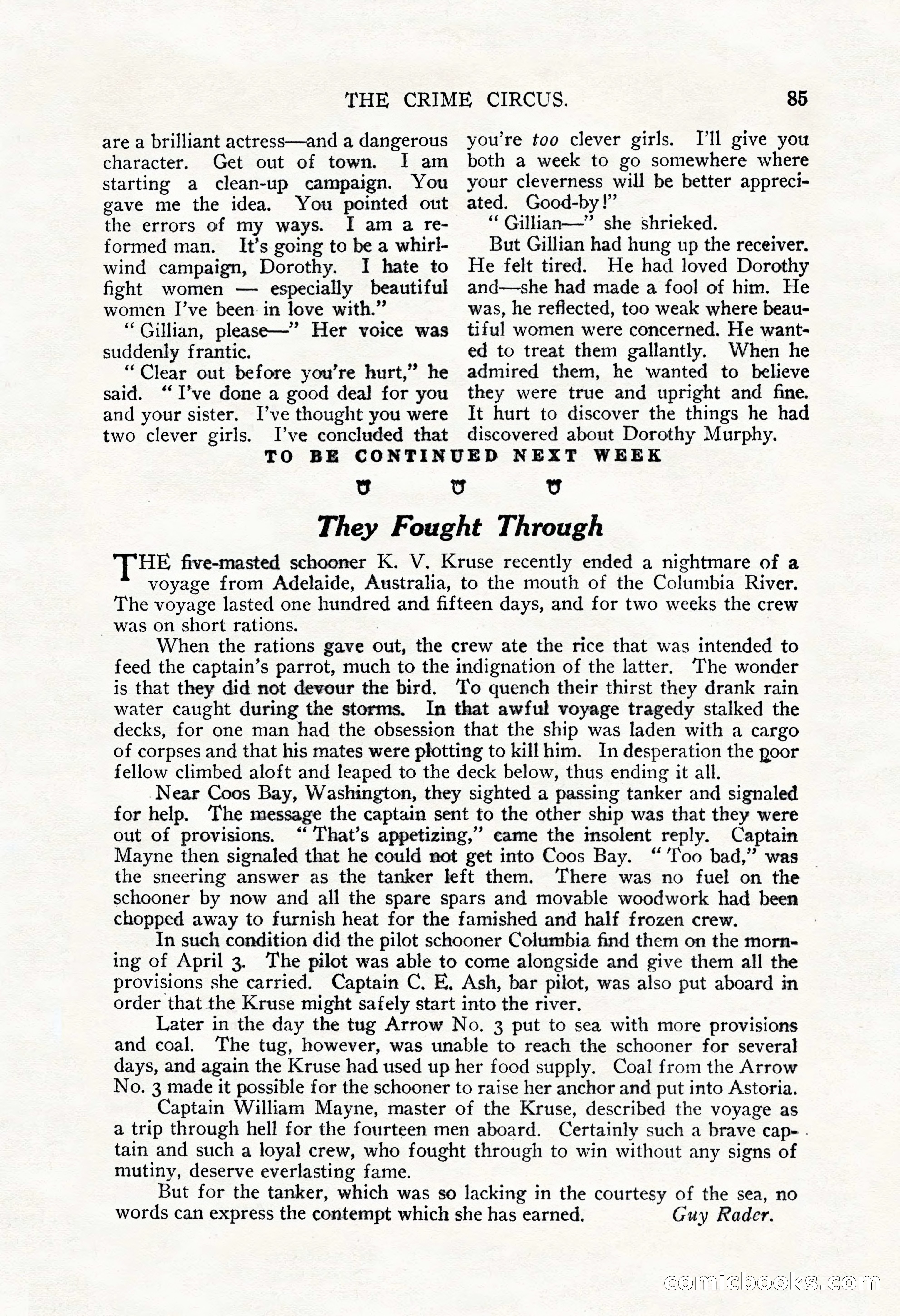 Argosy All-Story Weekly, September 22, 1928 — page 89 of 148