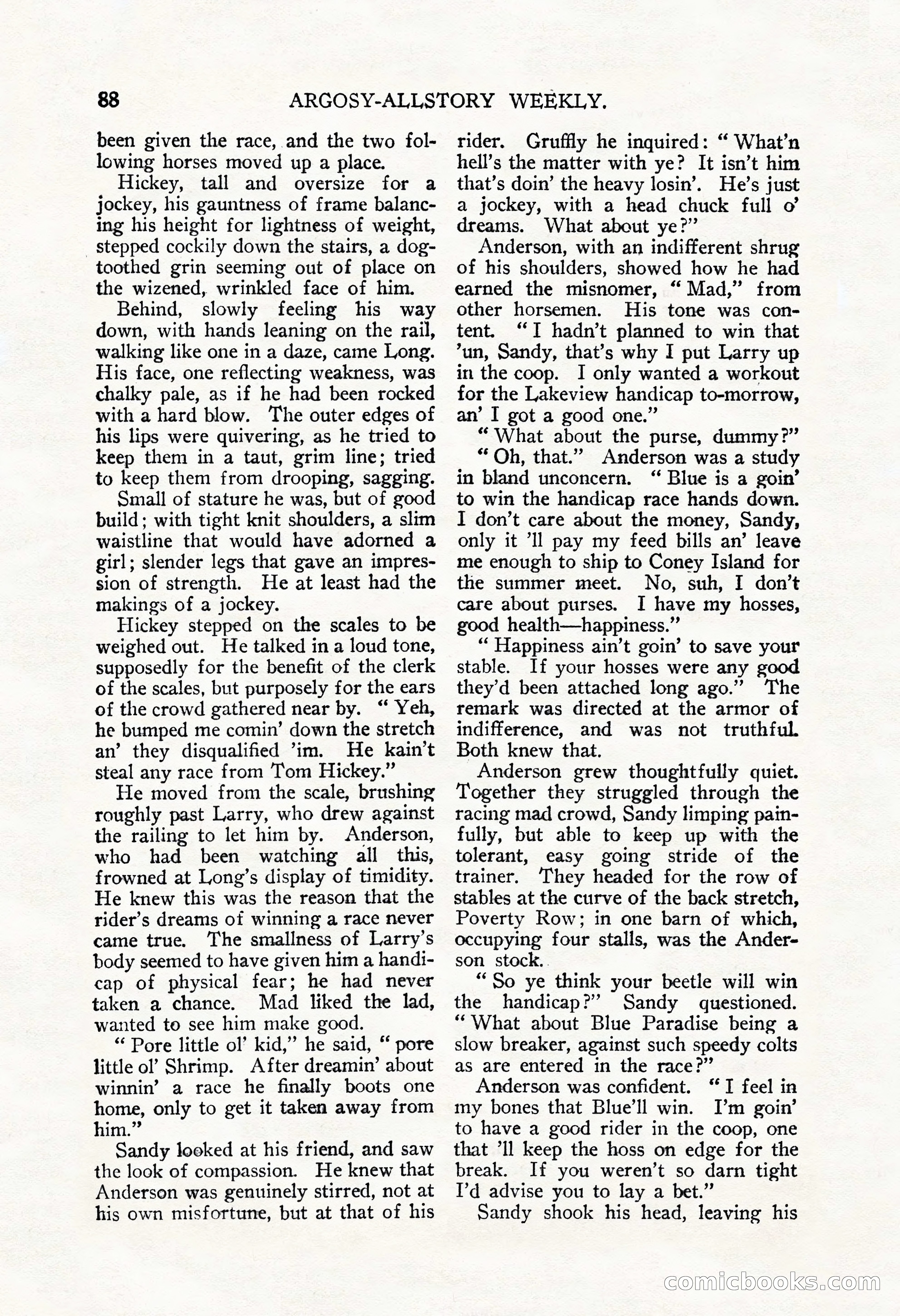 Argosy All-Story Weekly, September 22, 1928 — page 92 of 148