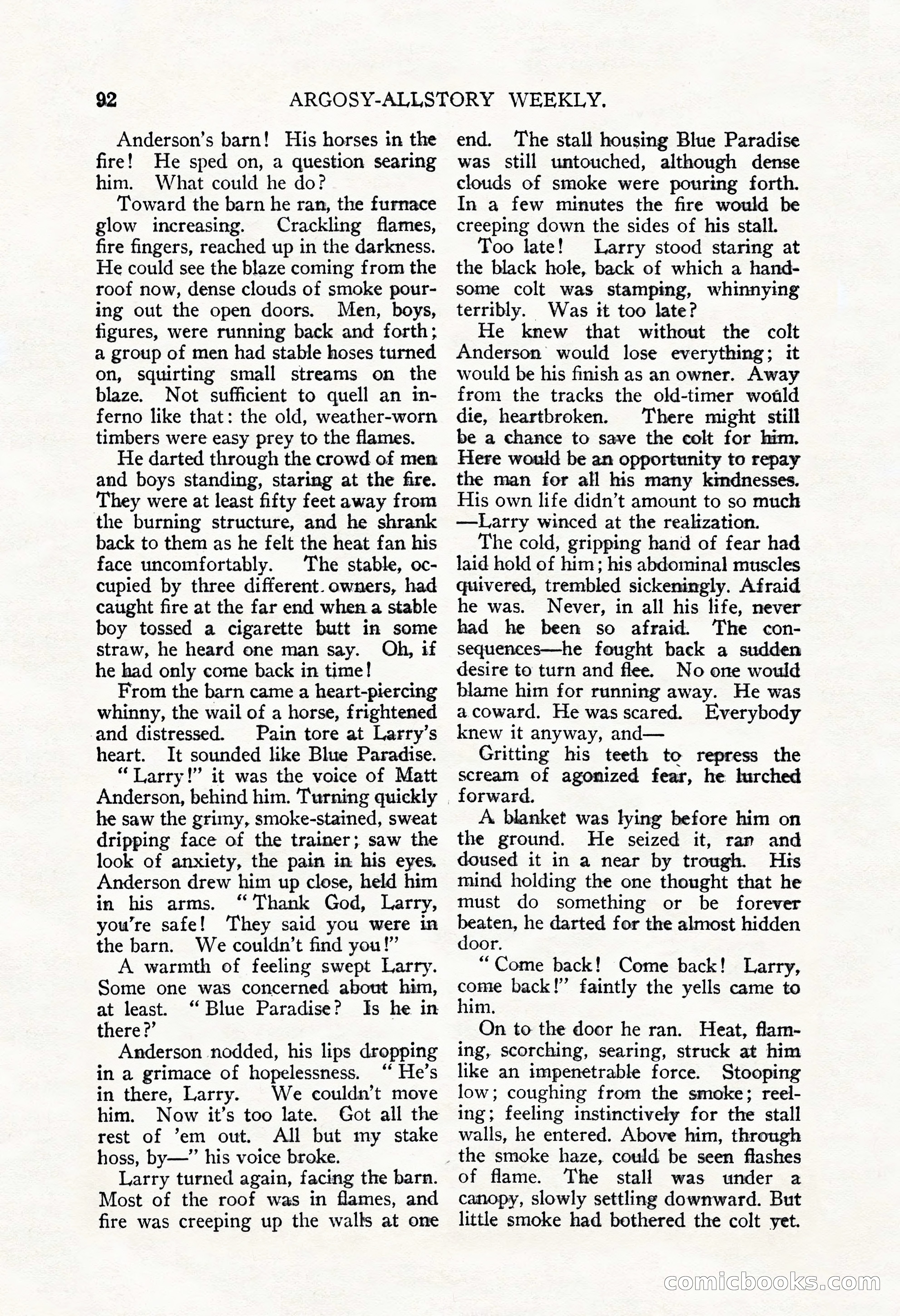 Argosy All-Story Weekly, September 22, 1928 — page 96 of 148