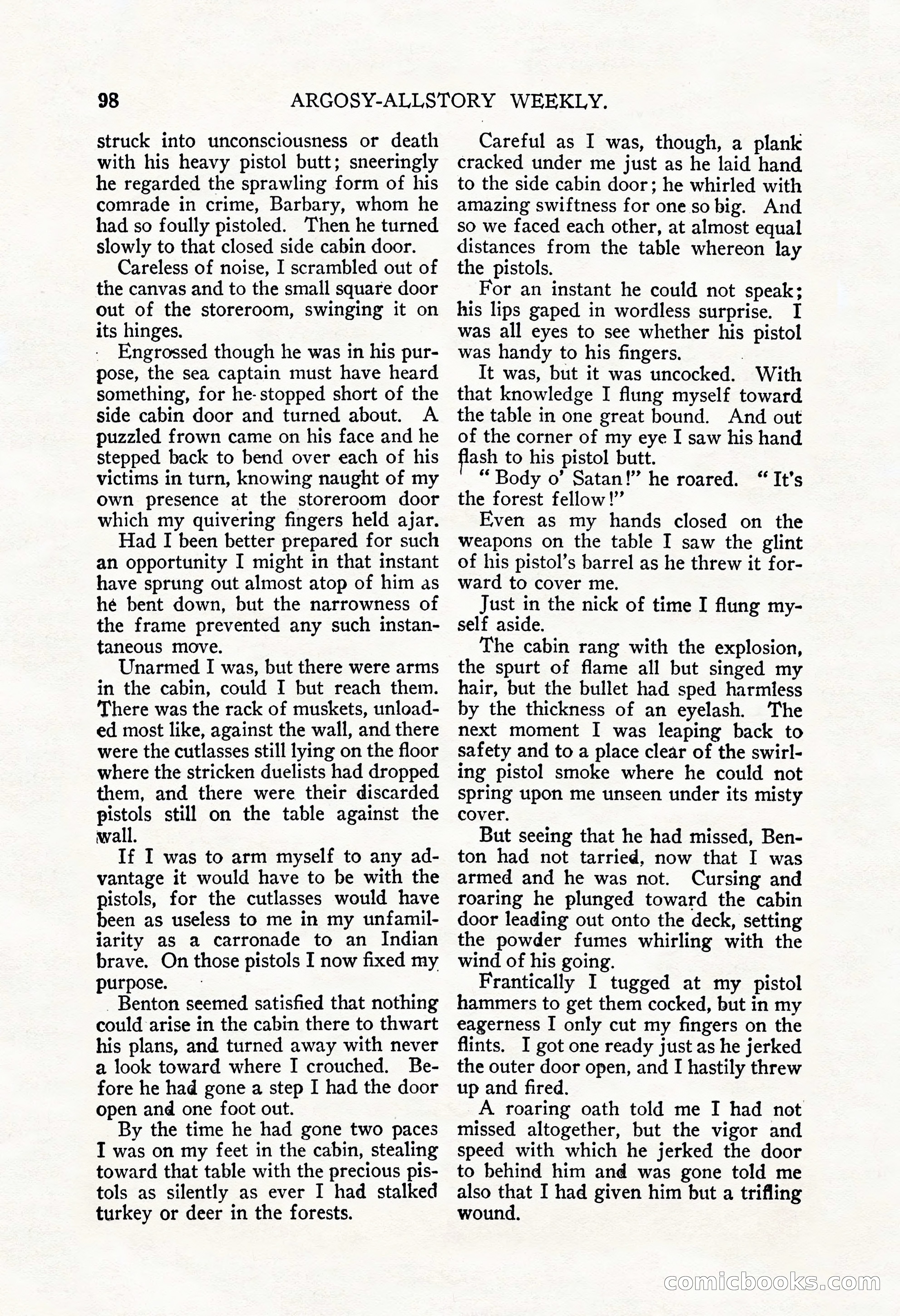 Argosy All-Story Weekly, September 22, 1928 — page 102 of 148