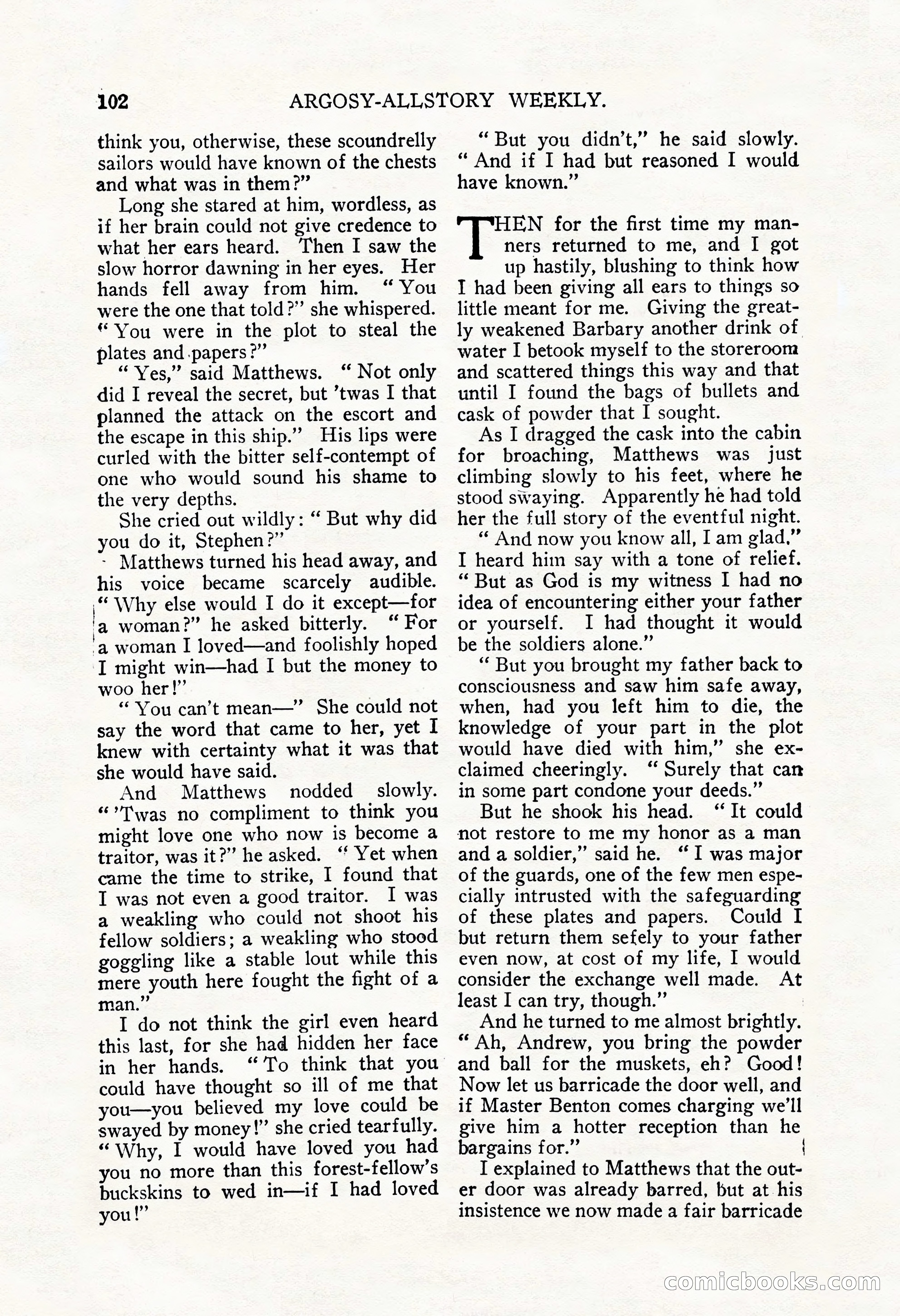 Argosy All-Story Weekly, September 22, 1928 — page 106 of 148
