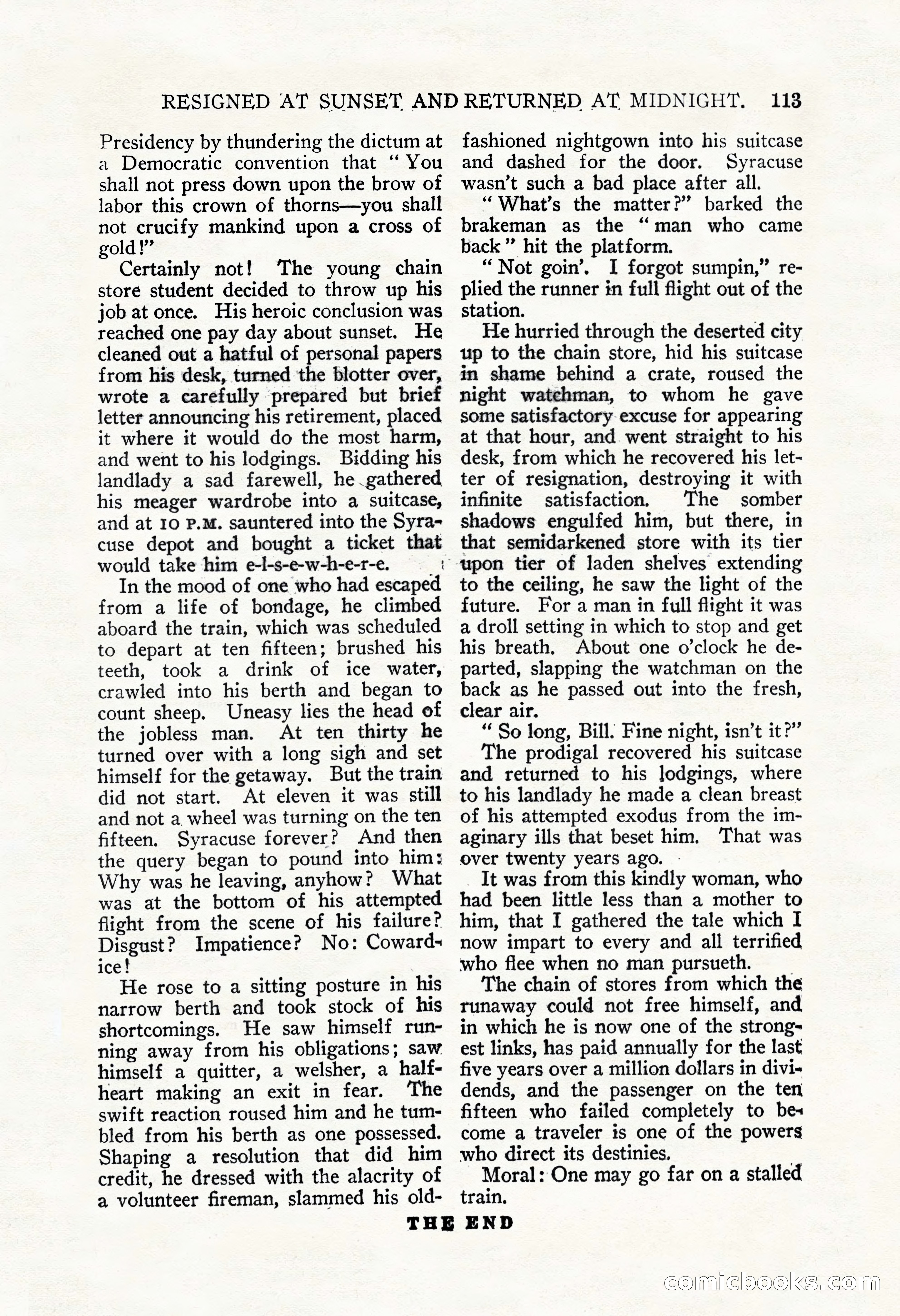 Argosy All-Story Weekly, September 22, 1928 — page 117 of 148