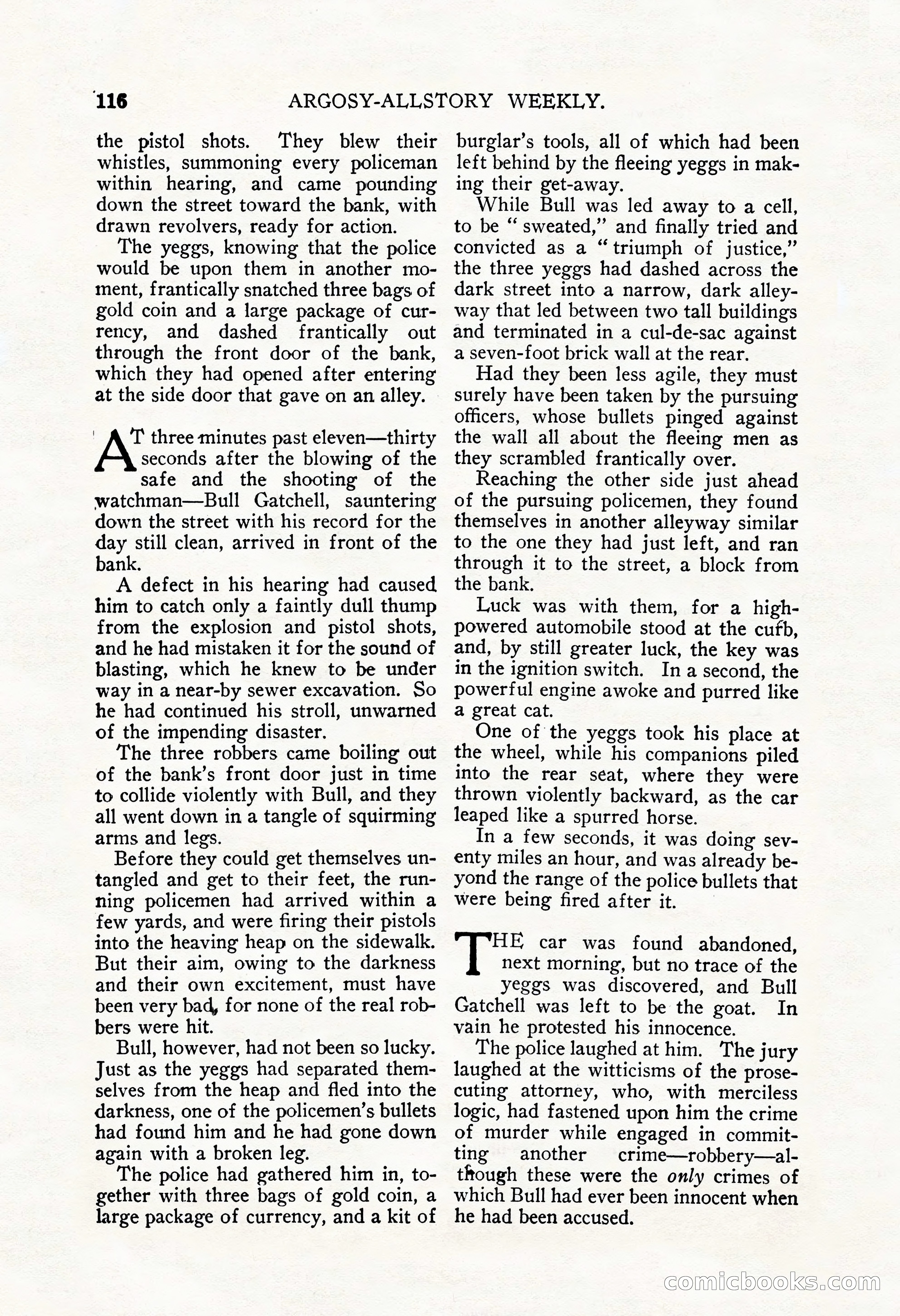 Argosy All-Story Weekly, September 22, 1928 — page 120 of 148