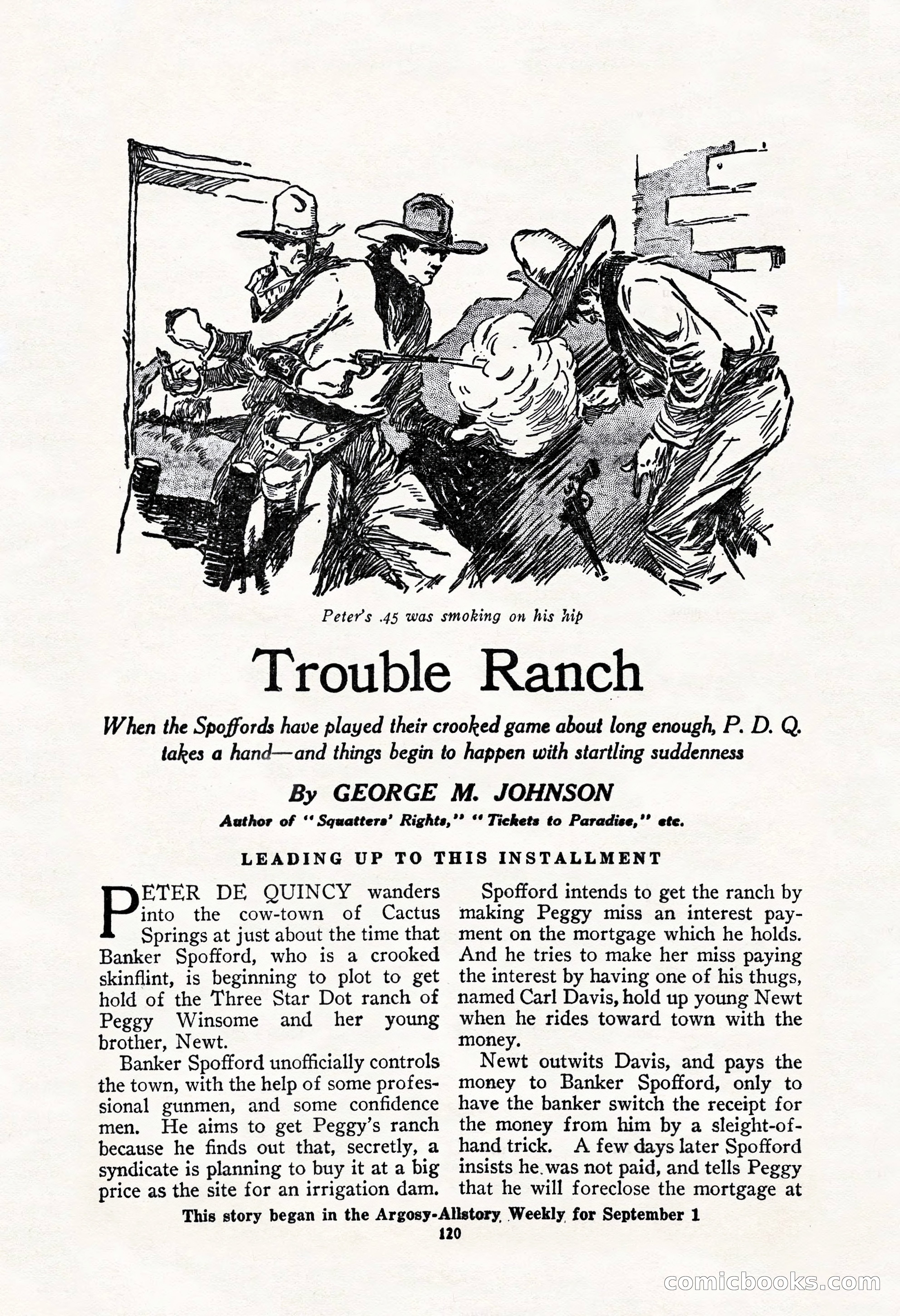 Argosy All-Story Weekly, September 22, 1928 — page 124 of 148