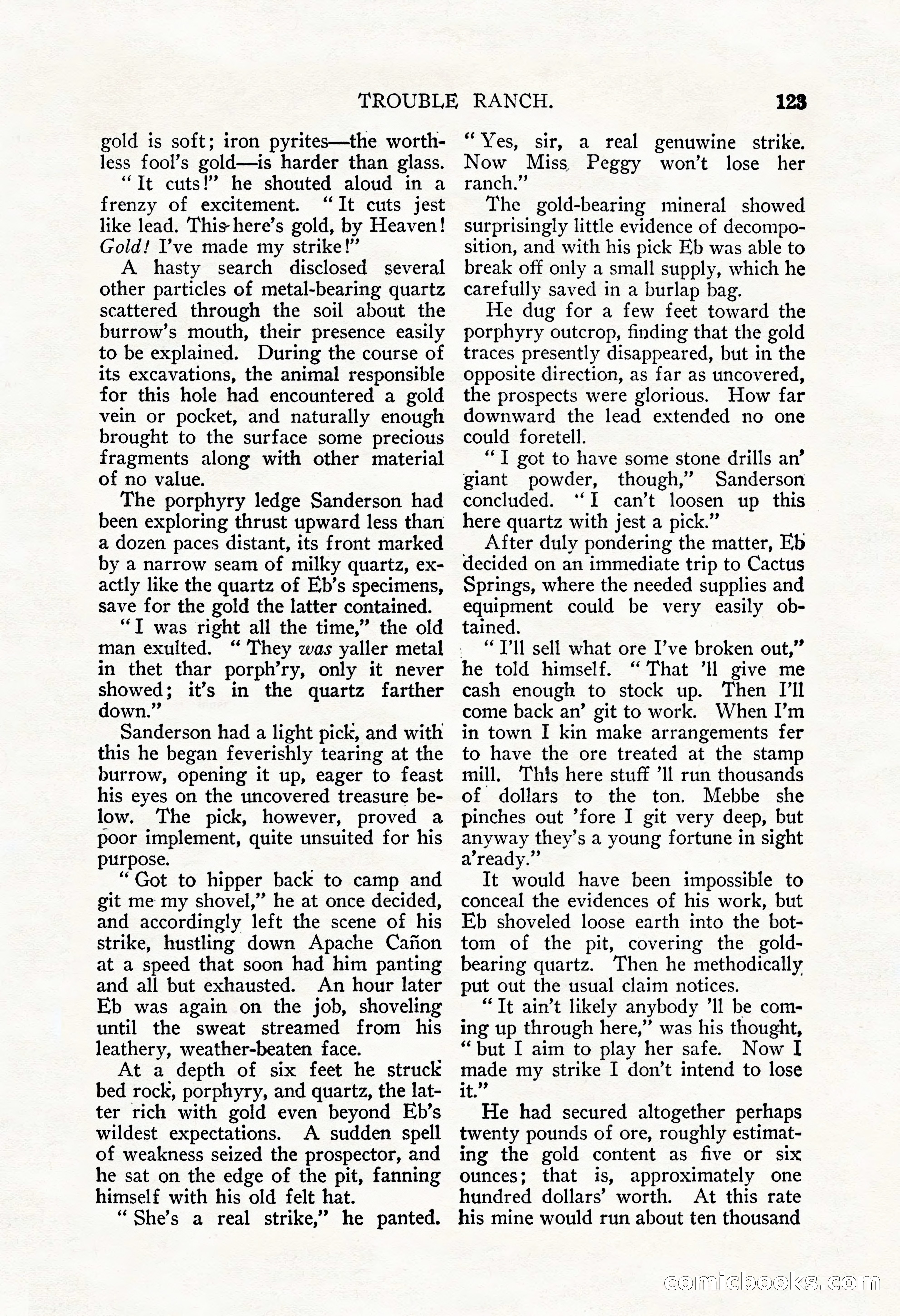 Argosy All-Story Weekly, September 22, 1928 — page 127 of 148