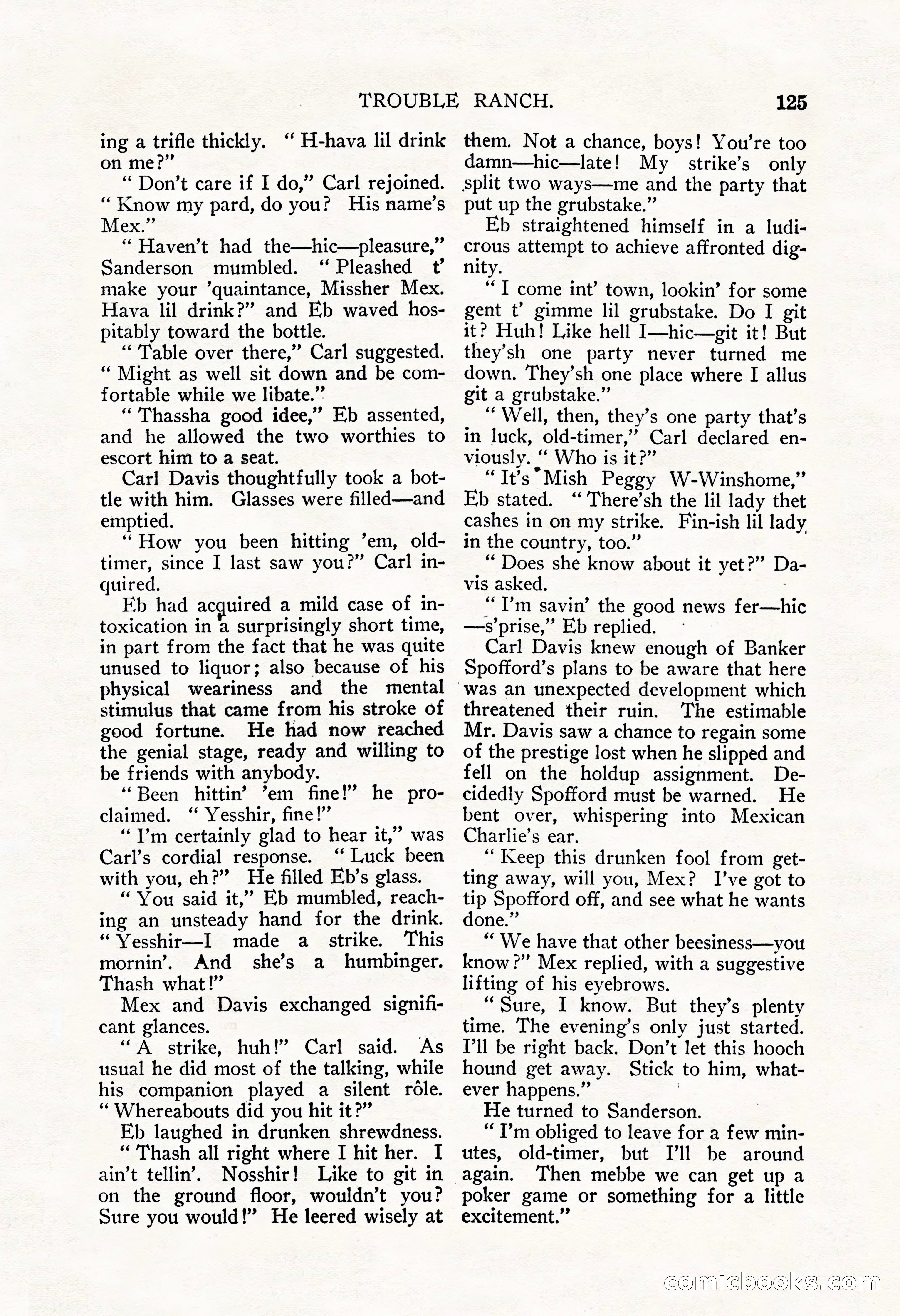 Argosy All-Story Weekly, September 22, 1928 — page 129 of 148