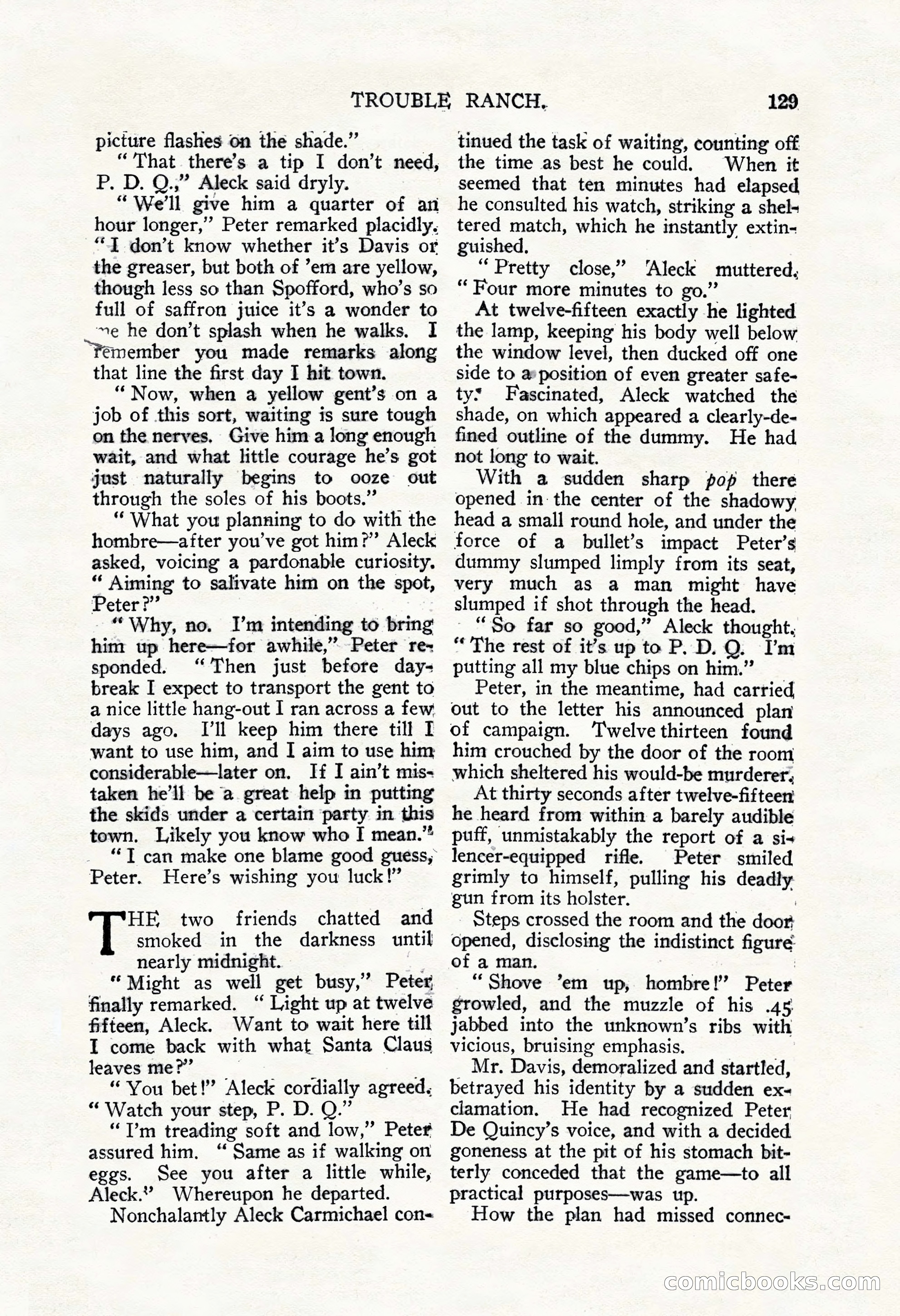 Argosy All-Story Weekly, September 22, 1928 — page 133 of 148