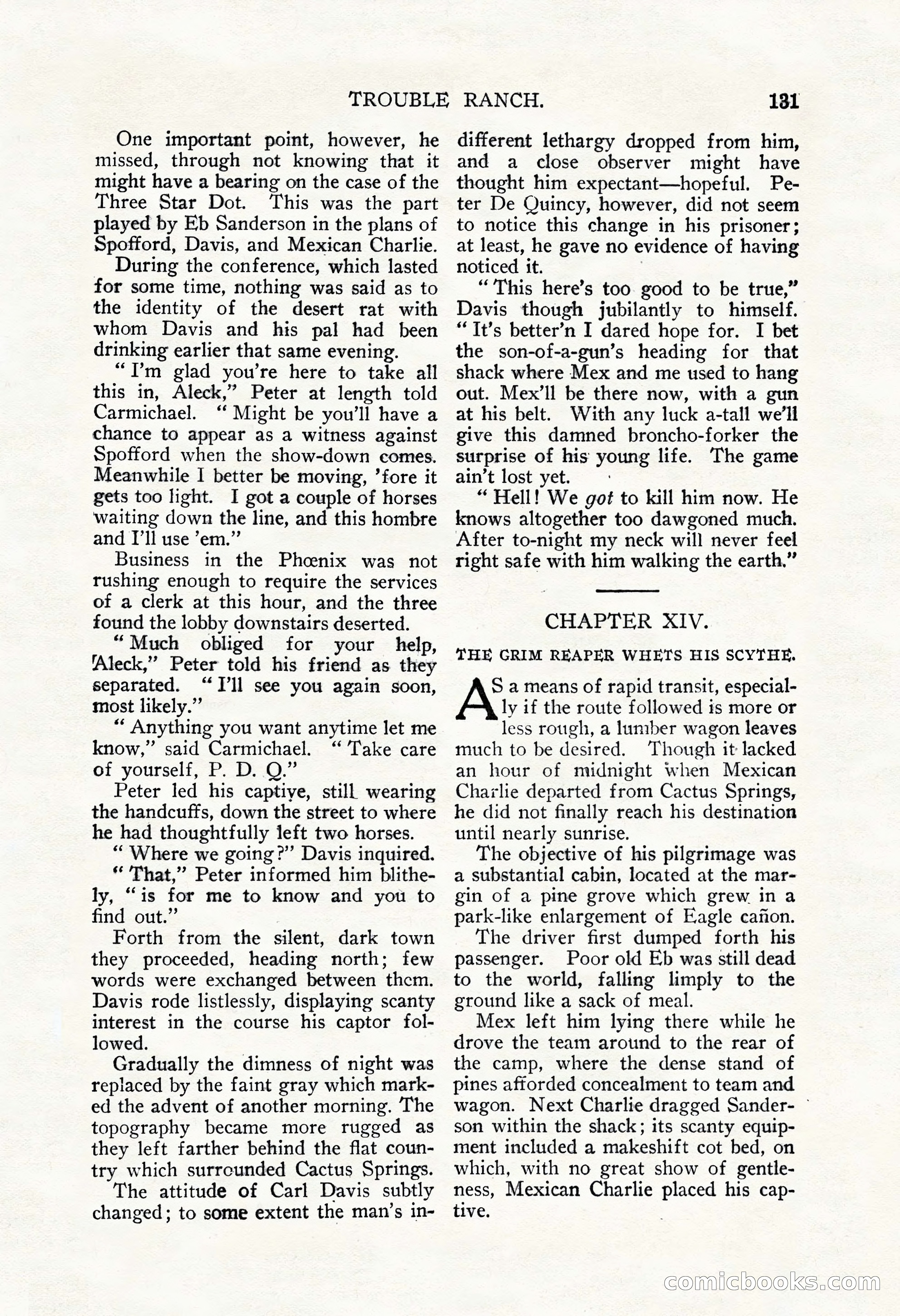 Argosy All-Story Weekly, September 22, 1928 — page 135 of 148