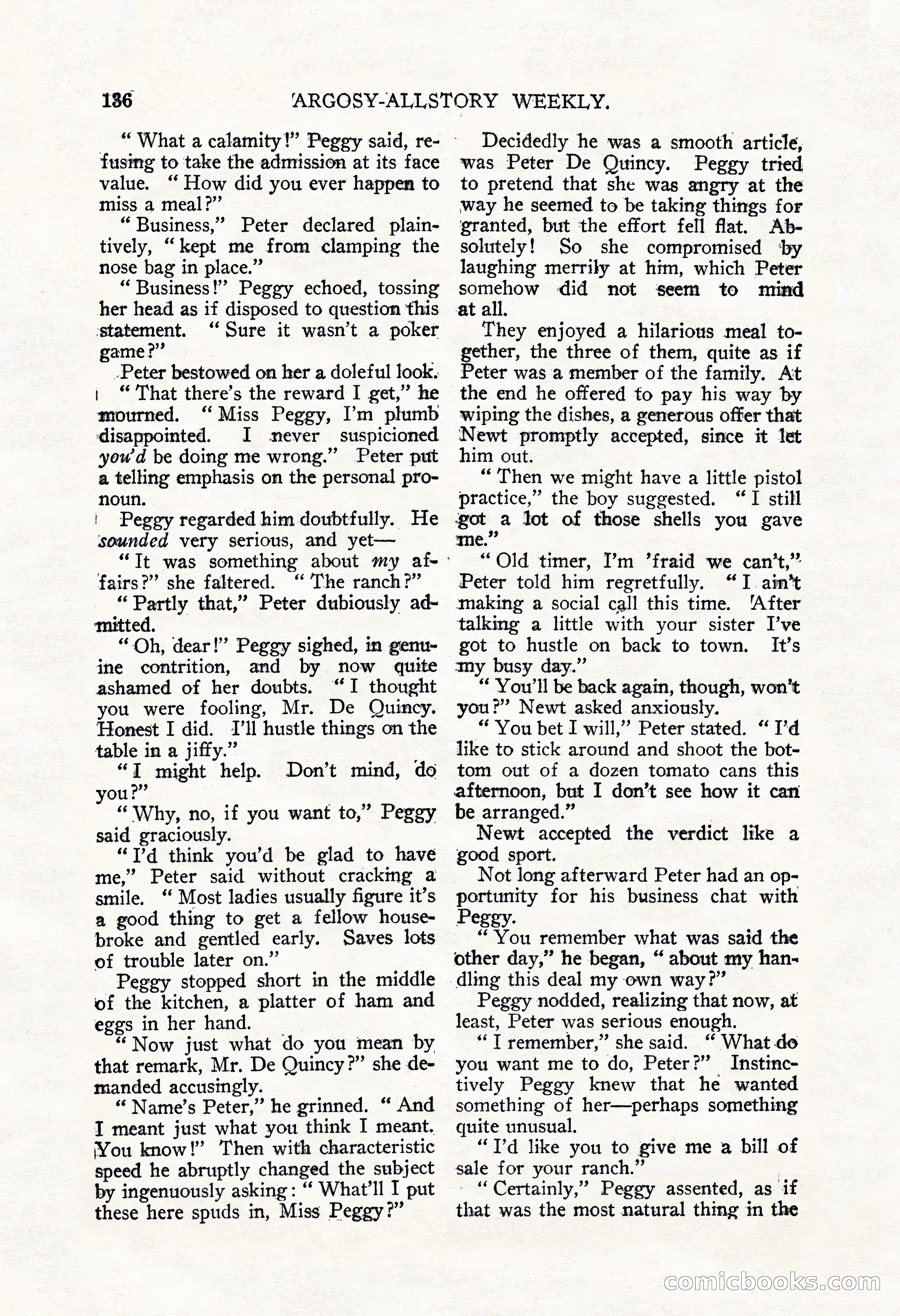 Argosy All-Story Weekly, September 22, 1928 — page 140 of 148