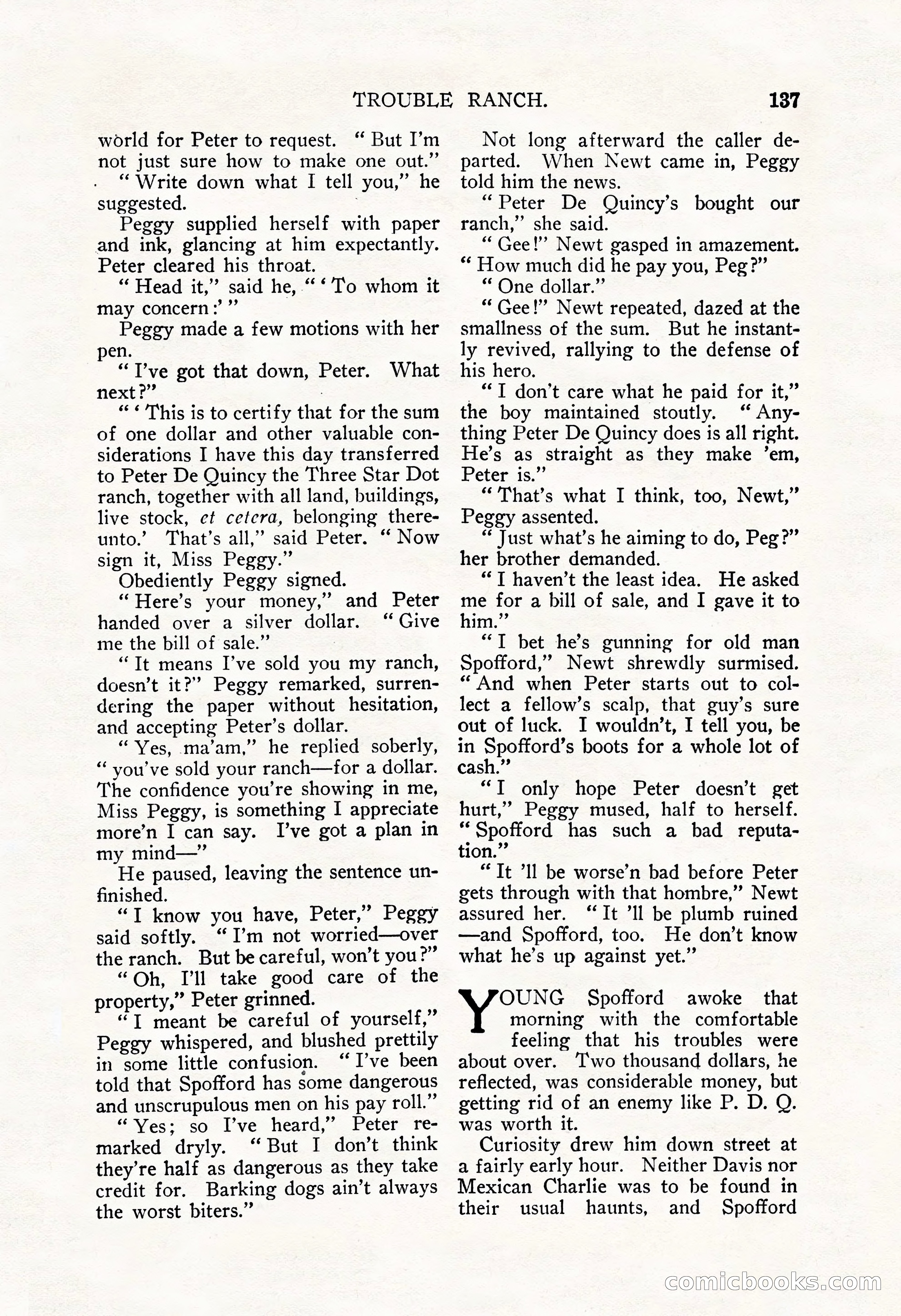 Argosy All-Story Weekly, September 22, 1928 — page 141 of 148
