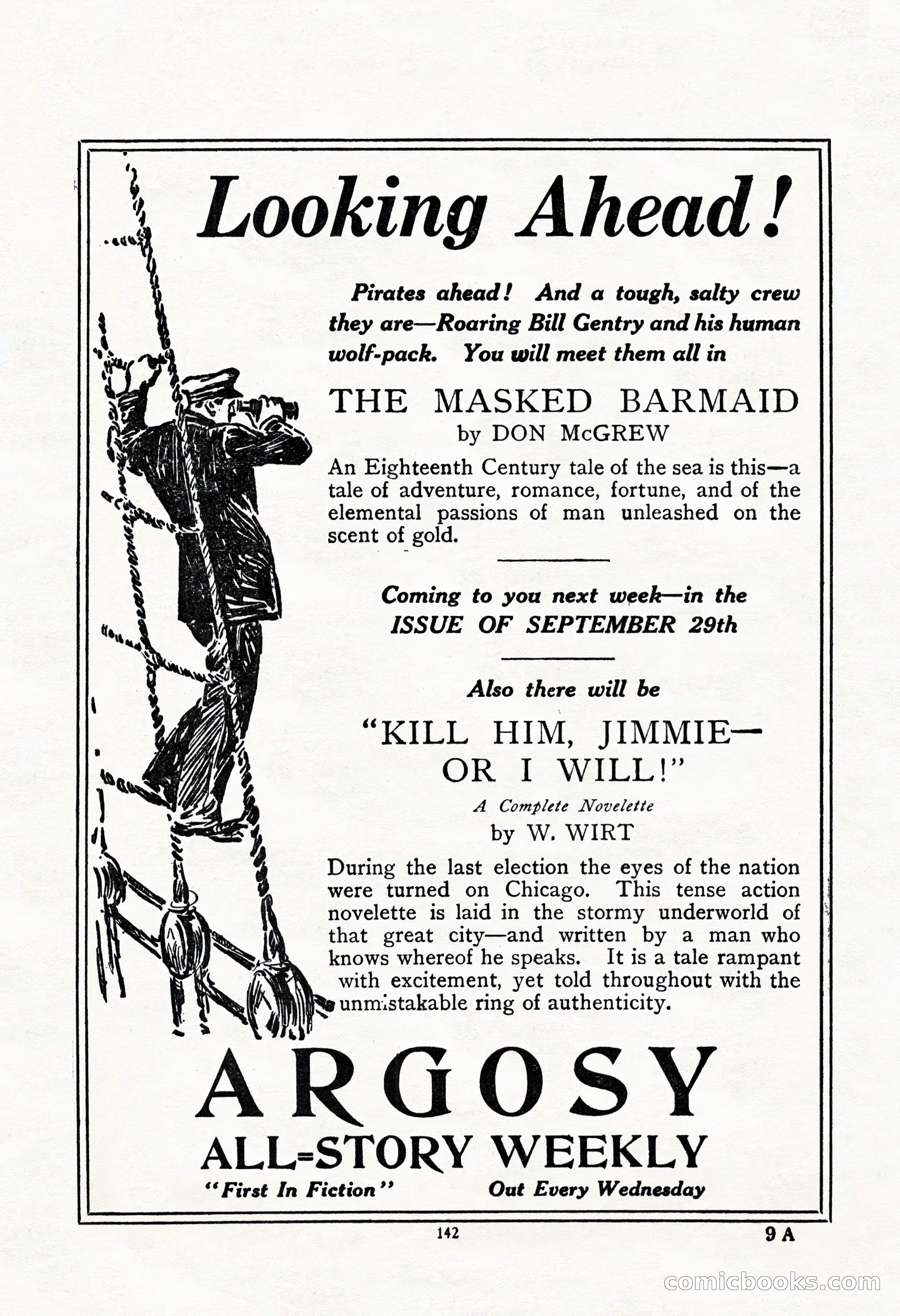Argosy All-Story Weekly, September 22, 1928 — page 146 of 148