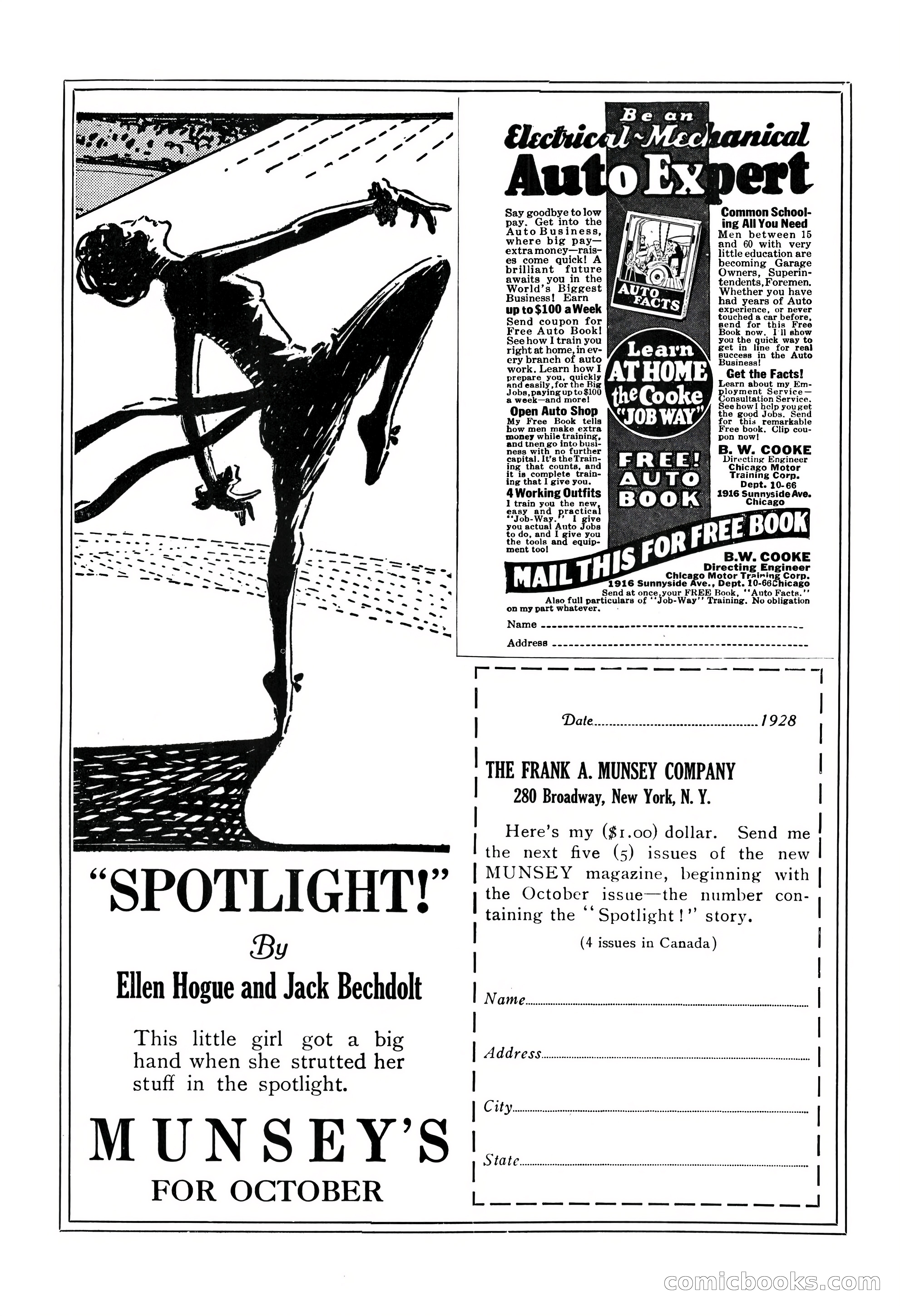 Argosy All-Story Weekly, September 22, 1928 — page 147 of 148