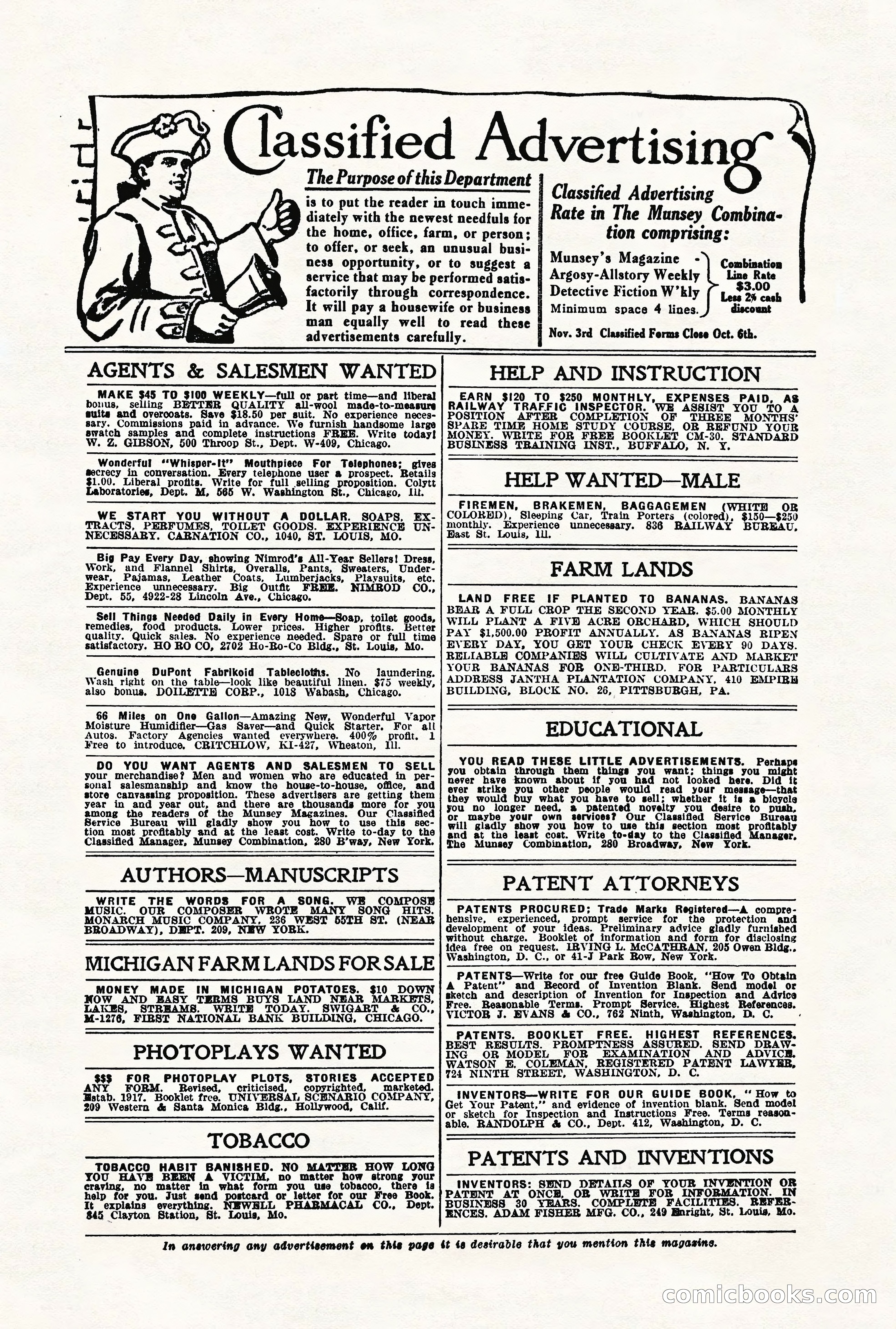 Argosy All-Story Weekly, September 29, 1928 — page 4 of 148