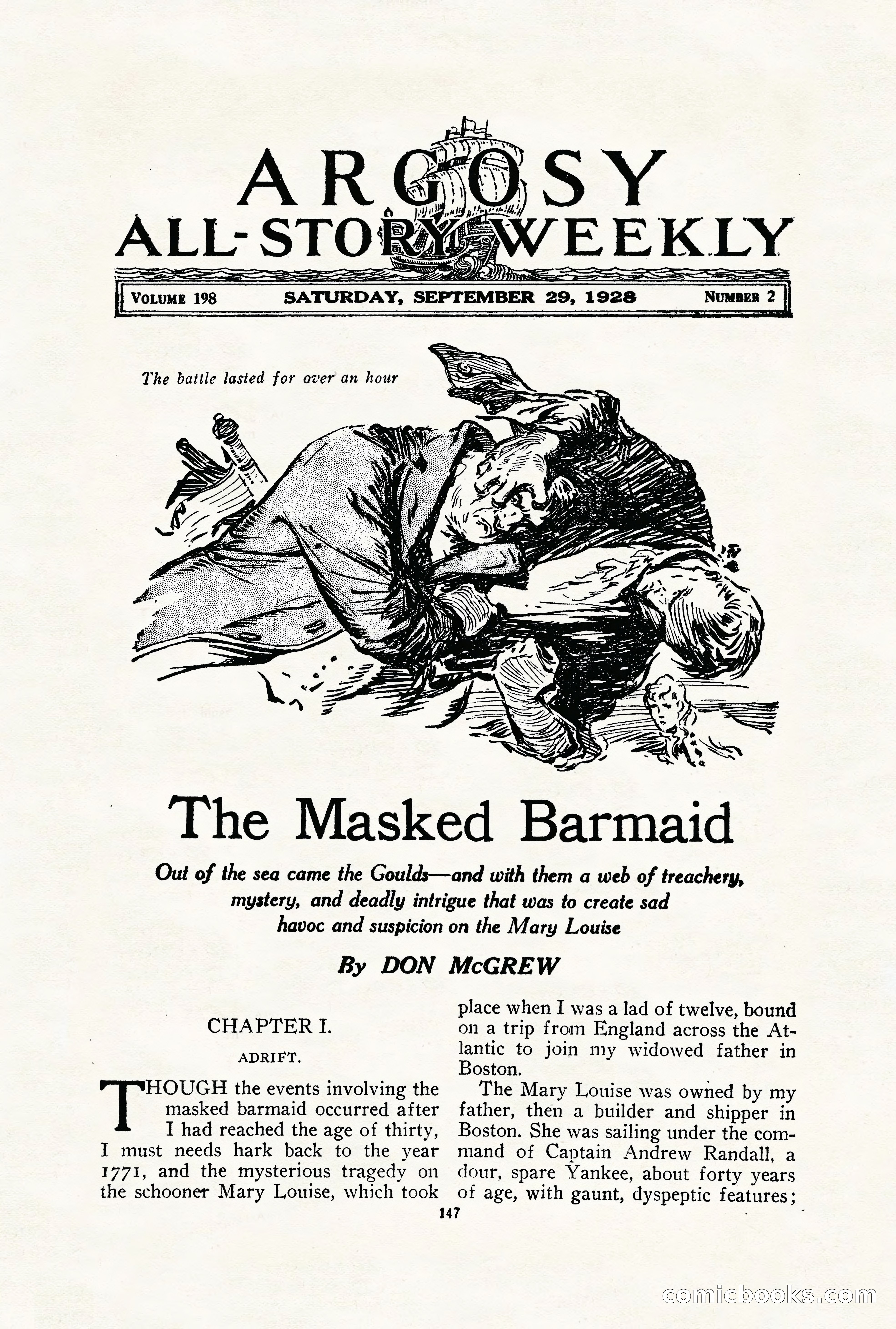 Argosy All-Story Weekly, September 29, 1928 — page 5 of 148