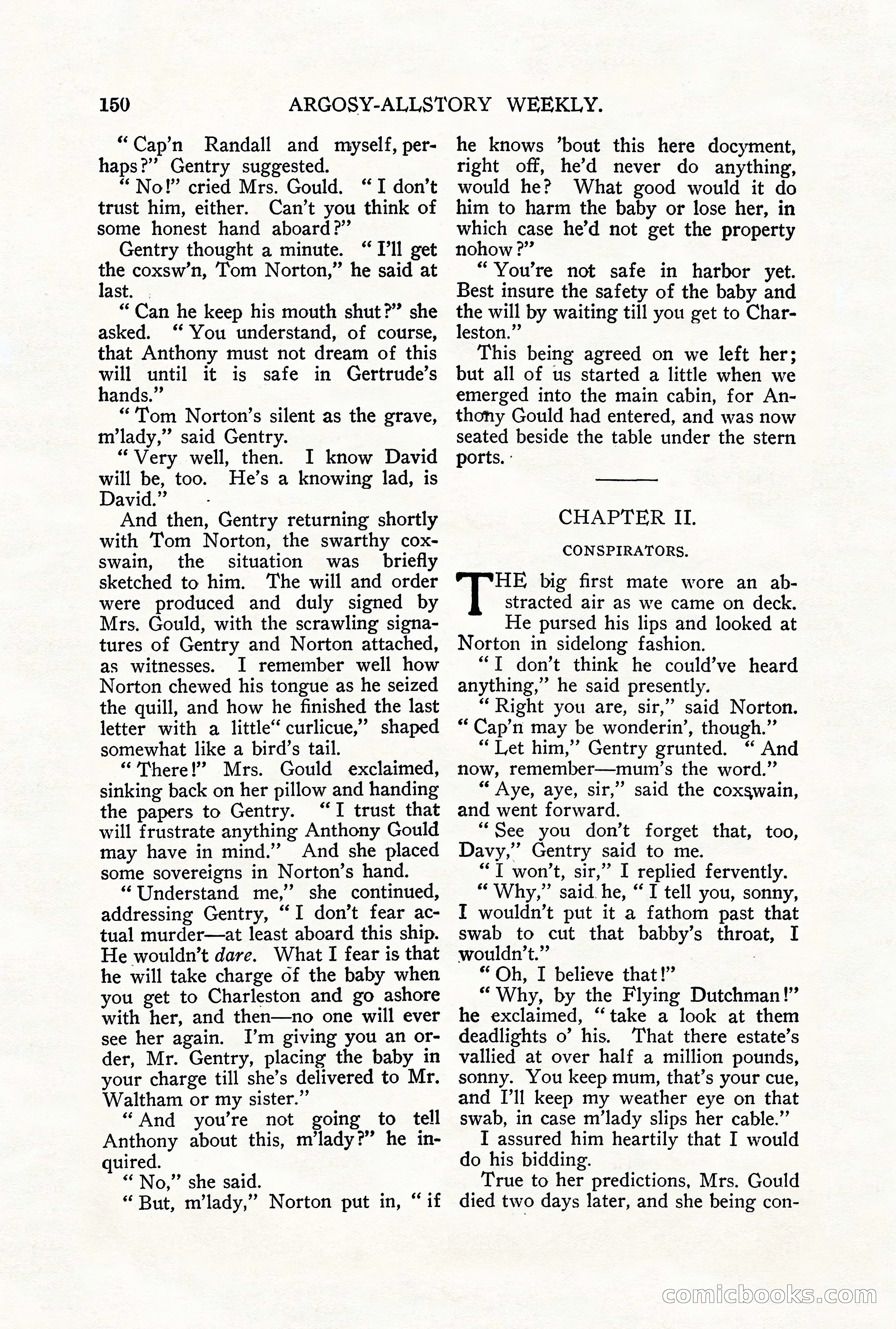 Argosy All-Story Weekly, September 29, 1928 — page 8 of 148