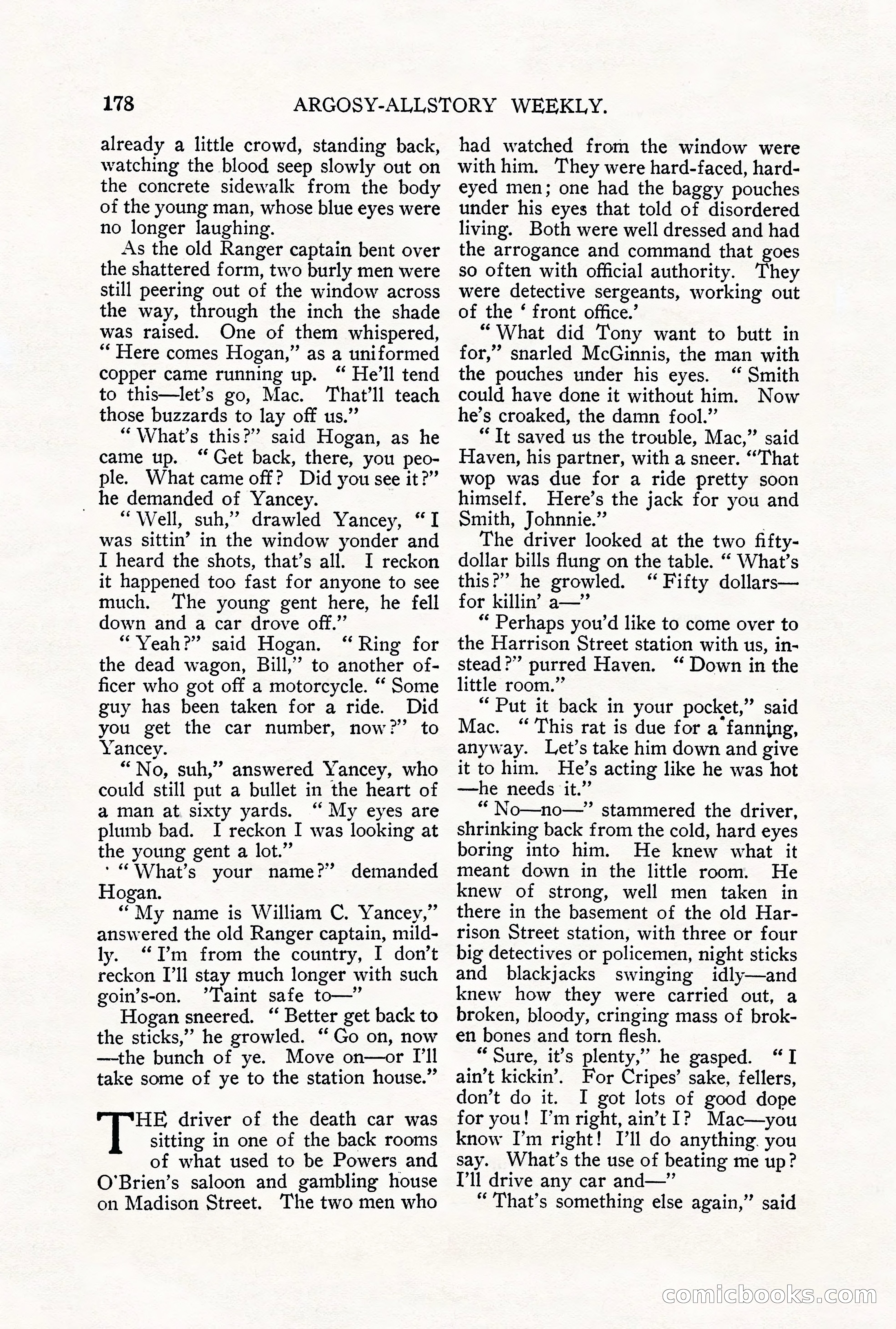 Argosy All-Story Weekly, September 29, 1928 — page 36 of 148