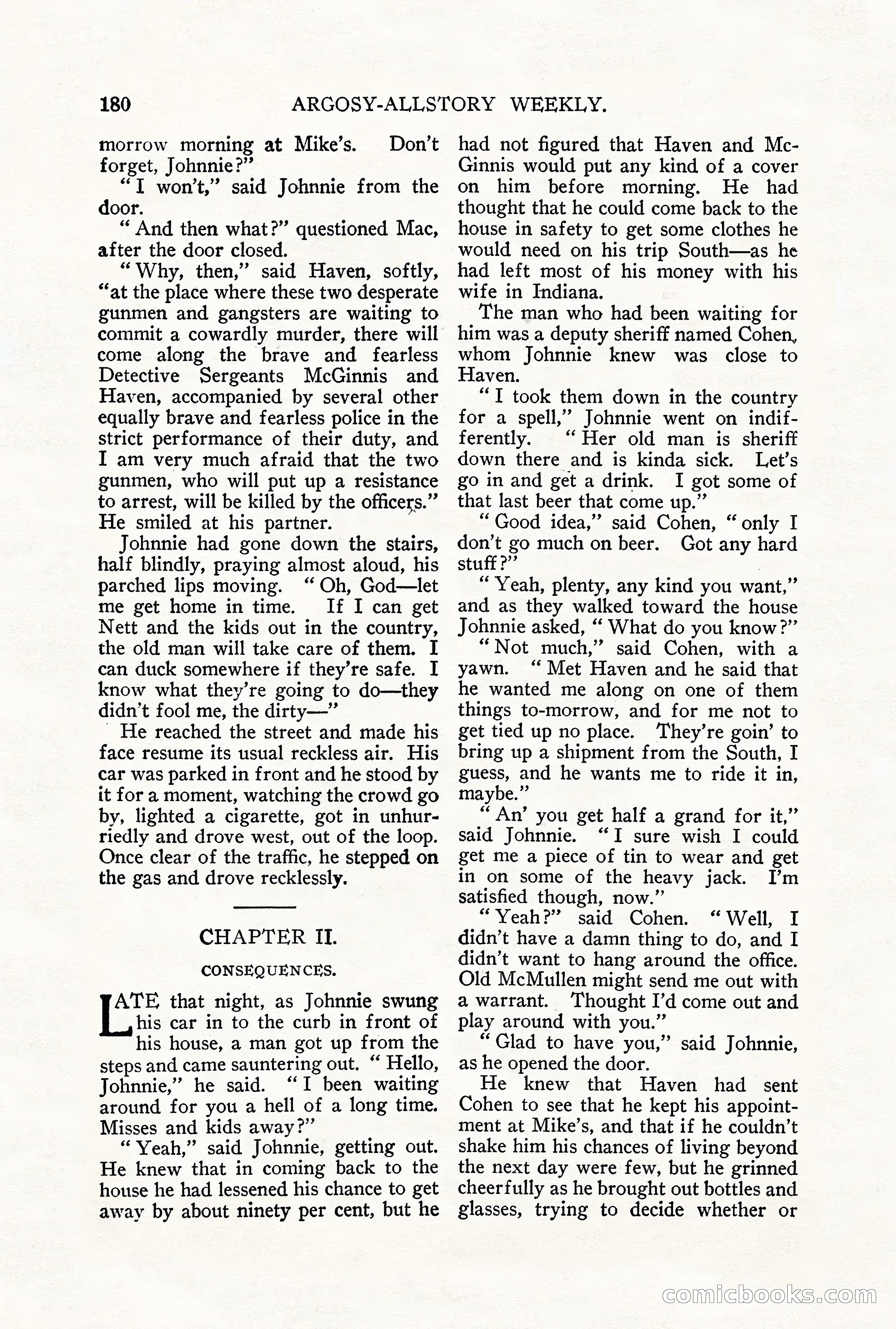 Argosy All-Story Weekly, September 29, 1928 — page 38 of 148