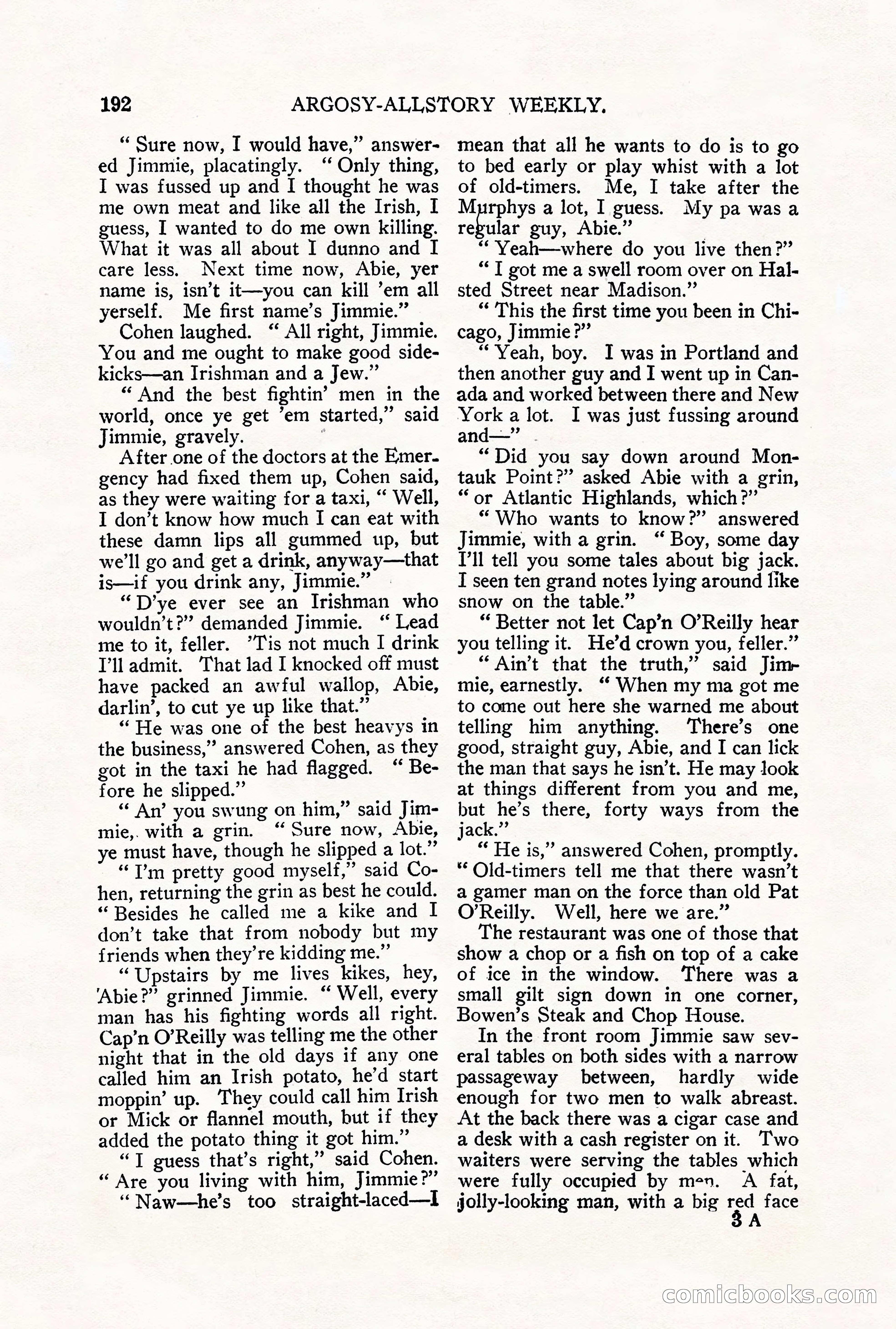 Argosy All-Story Weekly, September 29, 1928 — page 50 of 148