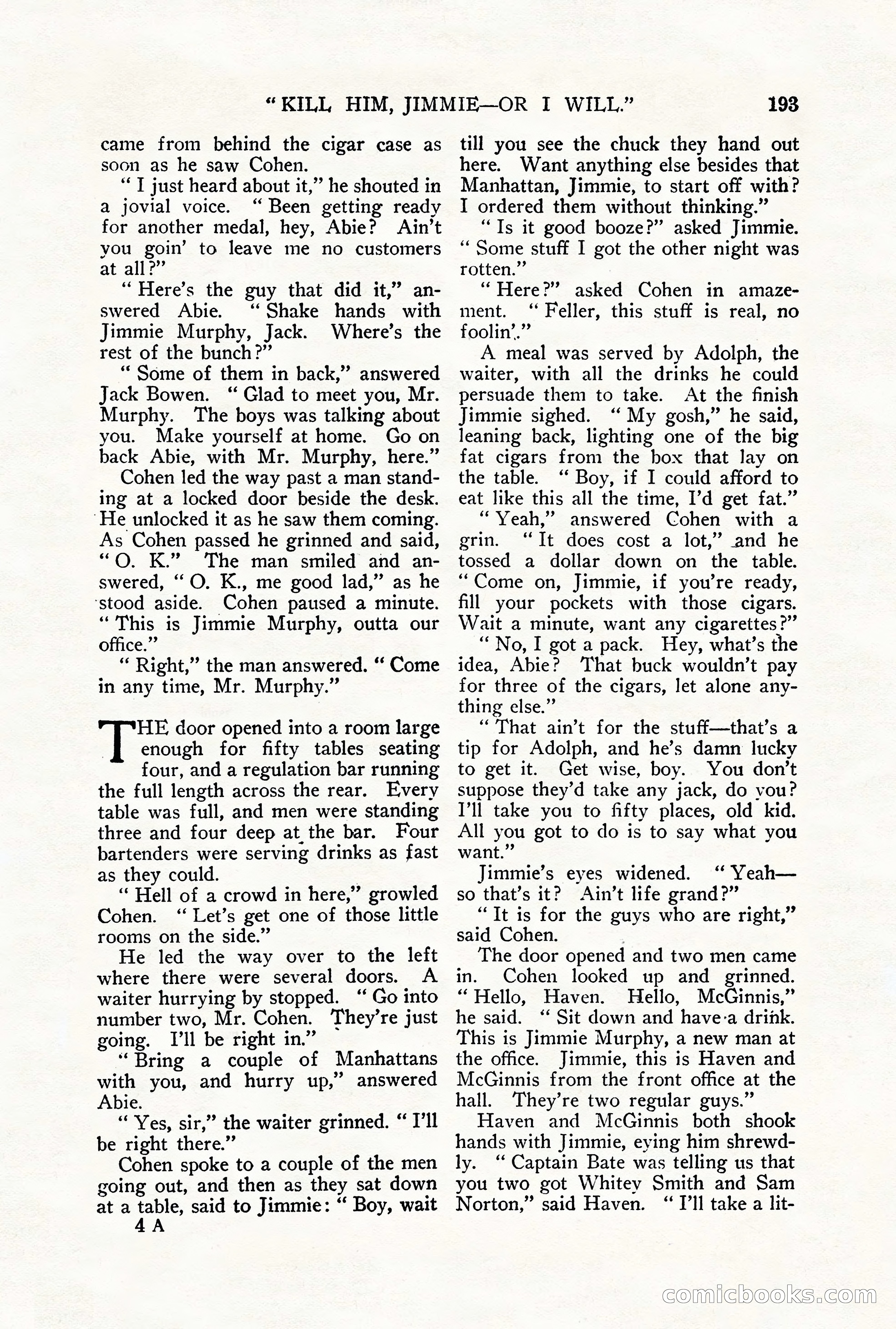 Argosy All-Story Weekly, September 29, 1928 — page 51 of 148
