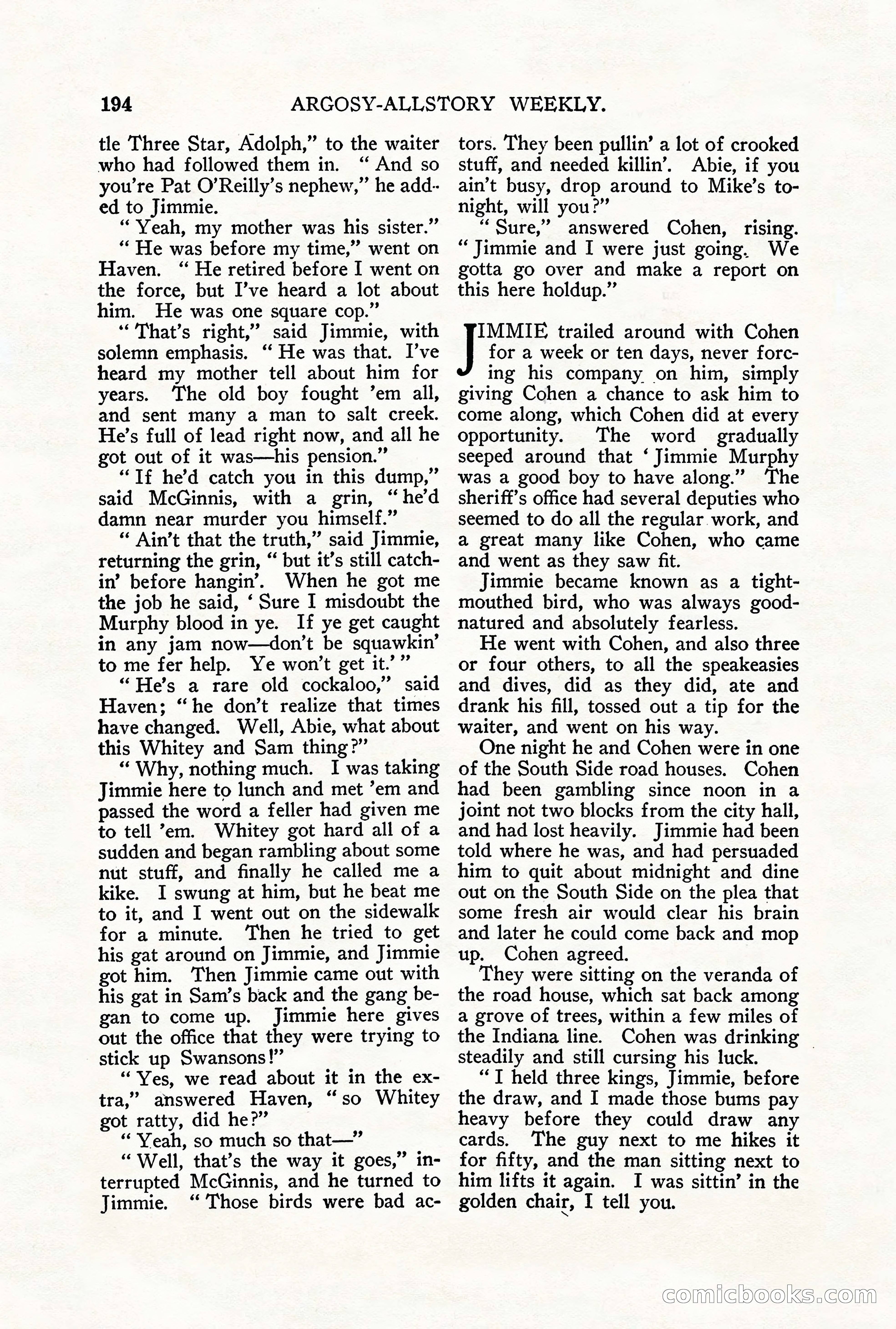 Argosy All-Story Weekly, September 29, 1928 — page 52 of 148