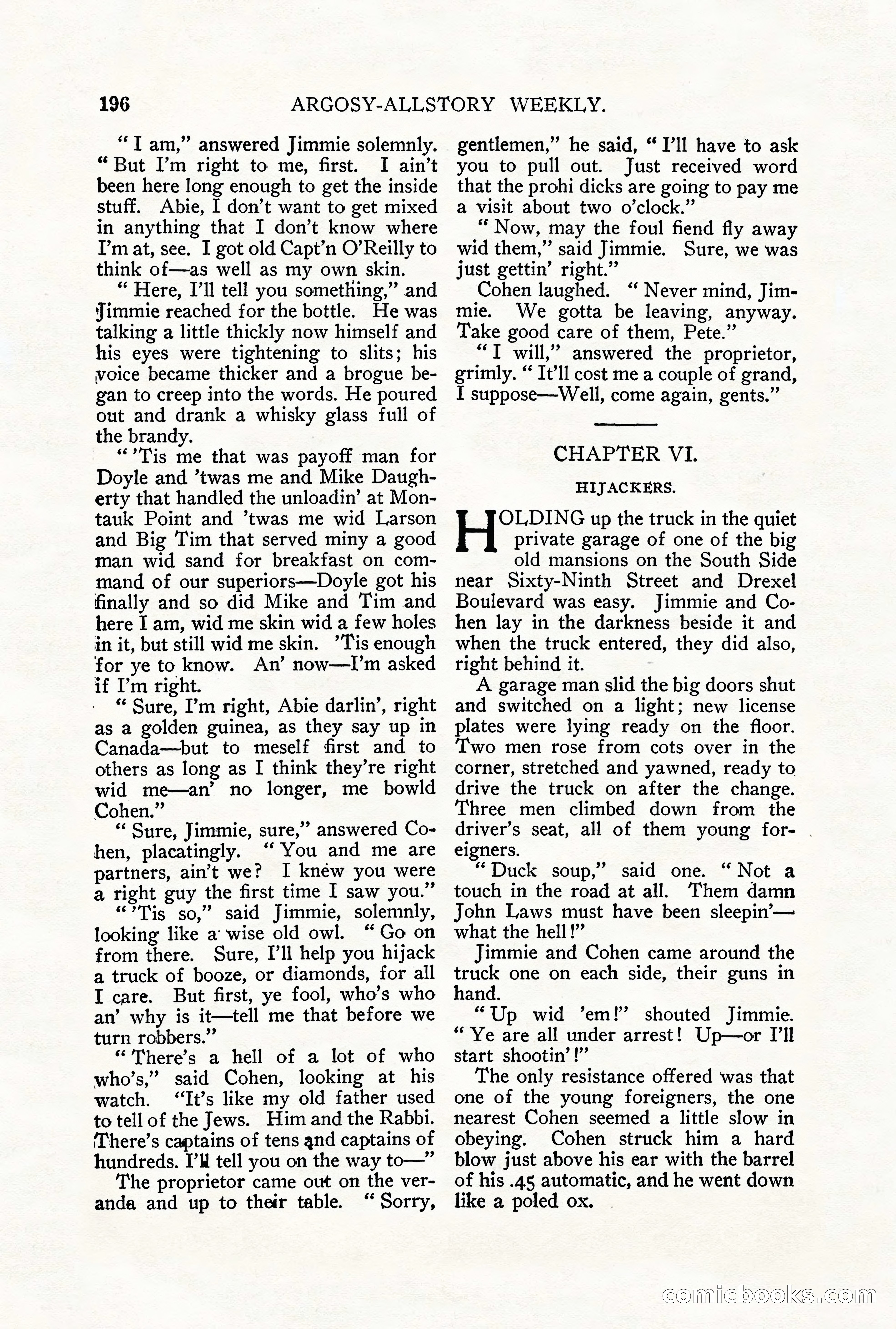 Argosy All-Story Weekly, September 29, 1928 — page 54 of 148