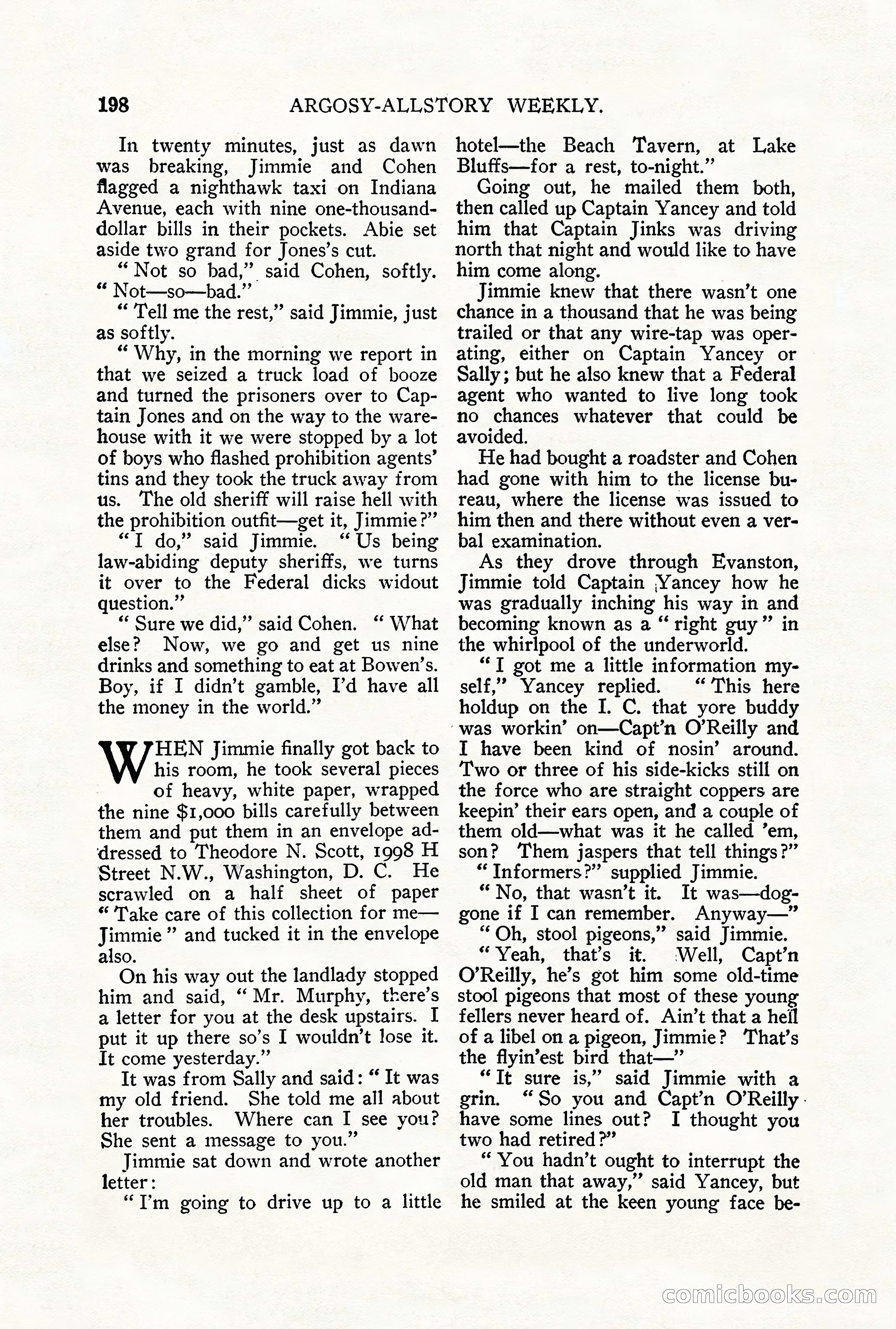Argosy All-Story Weekly, September 29, 1928 — page 56 of 148