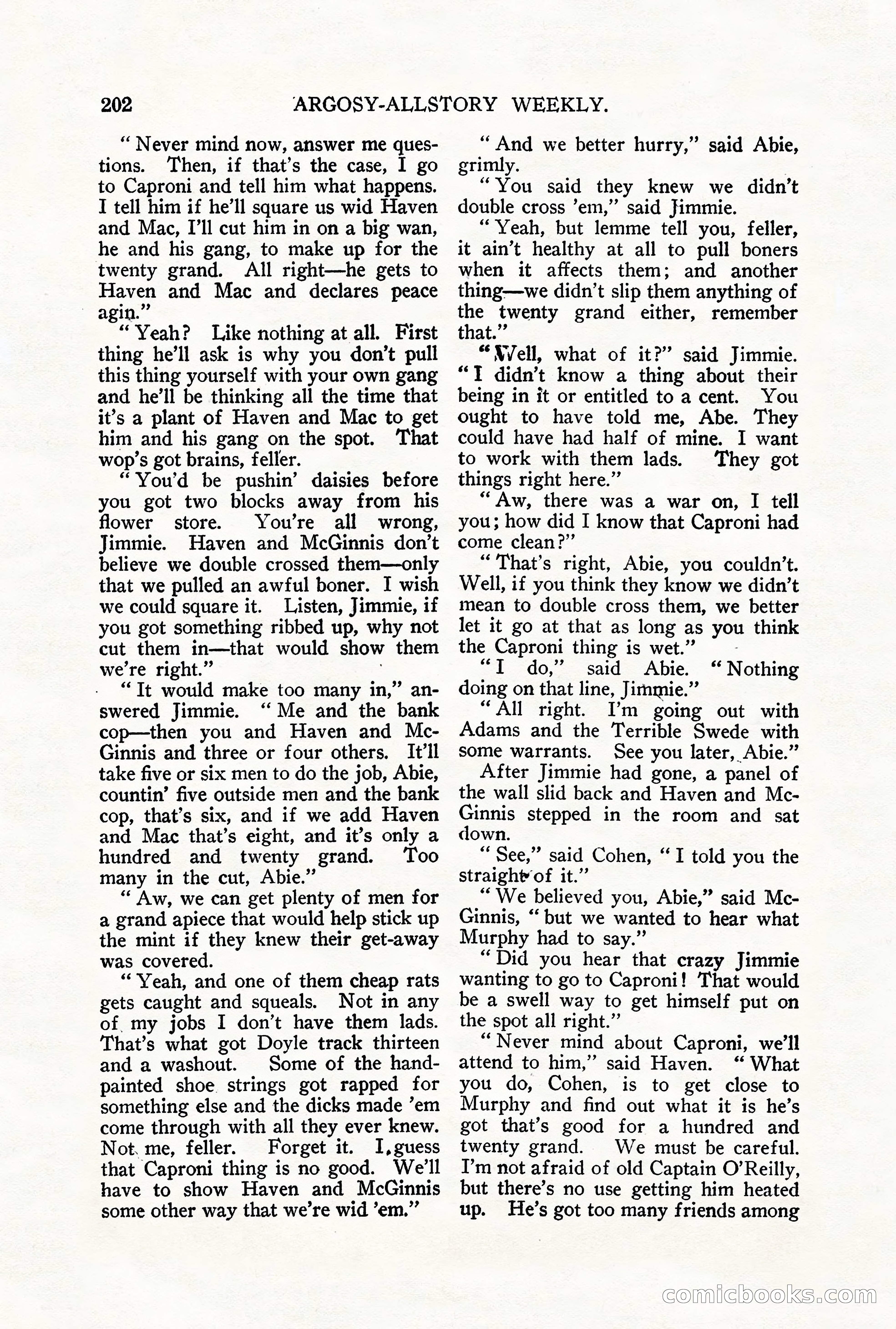 Argosy All-Story Weekly, September 29, 1928 — page 60 of 148