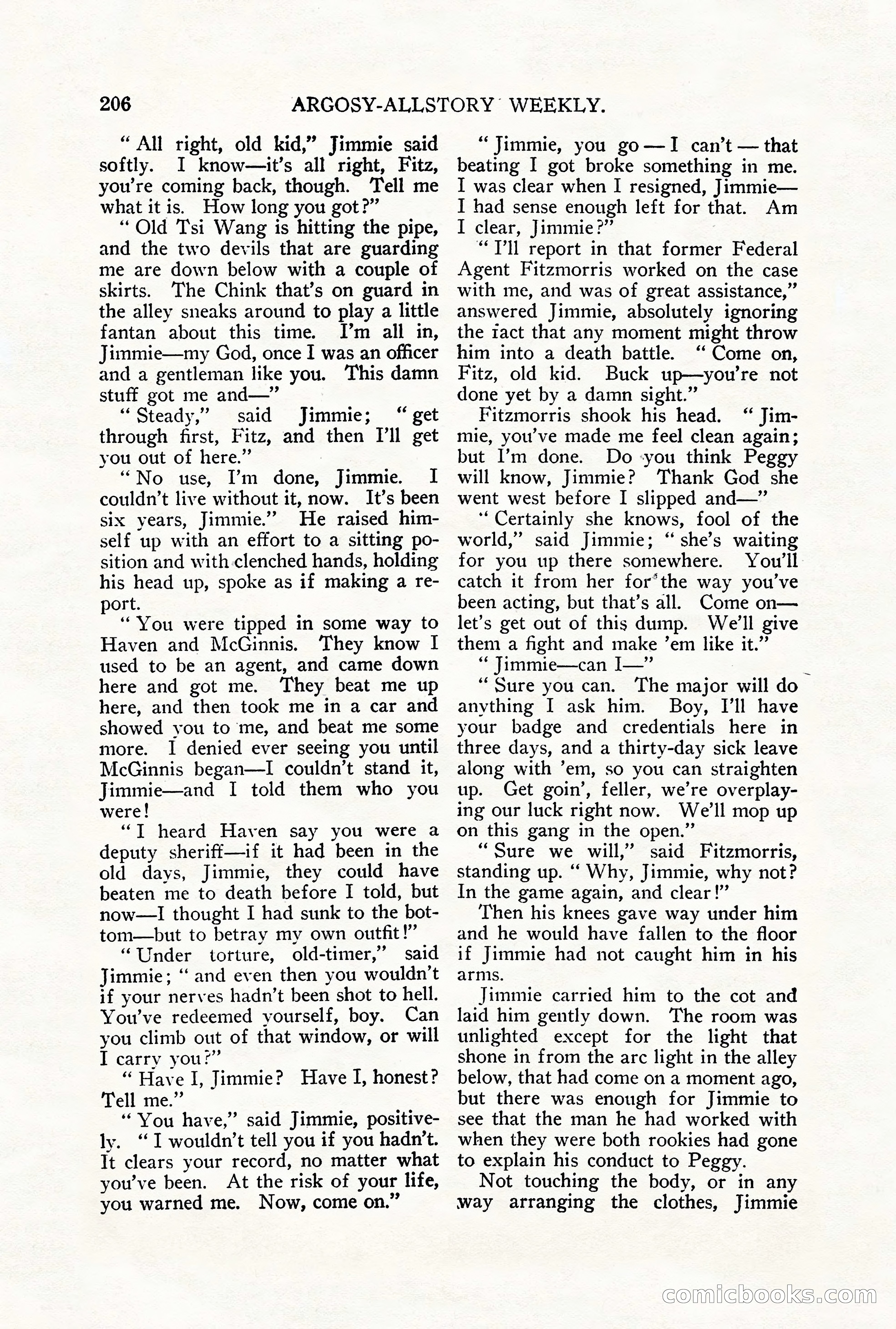 Argosy All-Story Weekly, September 29, 1928 — page 64 of 148