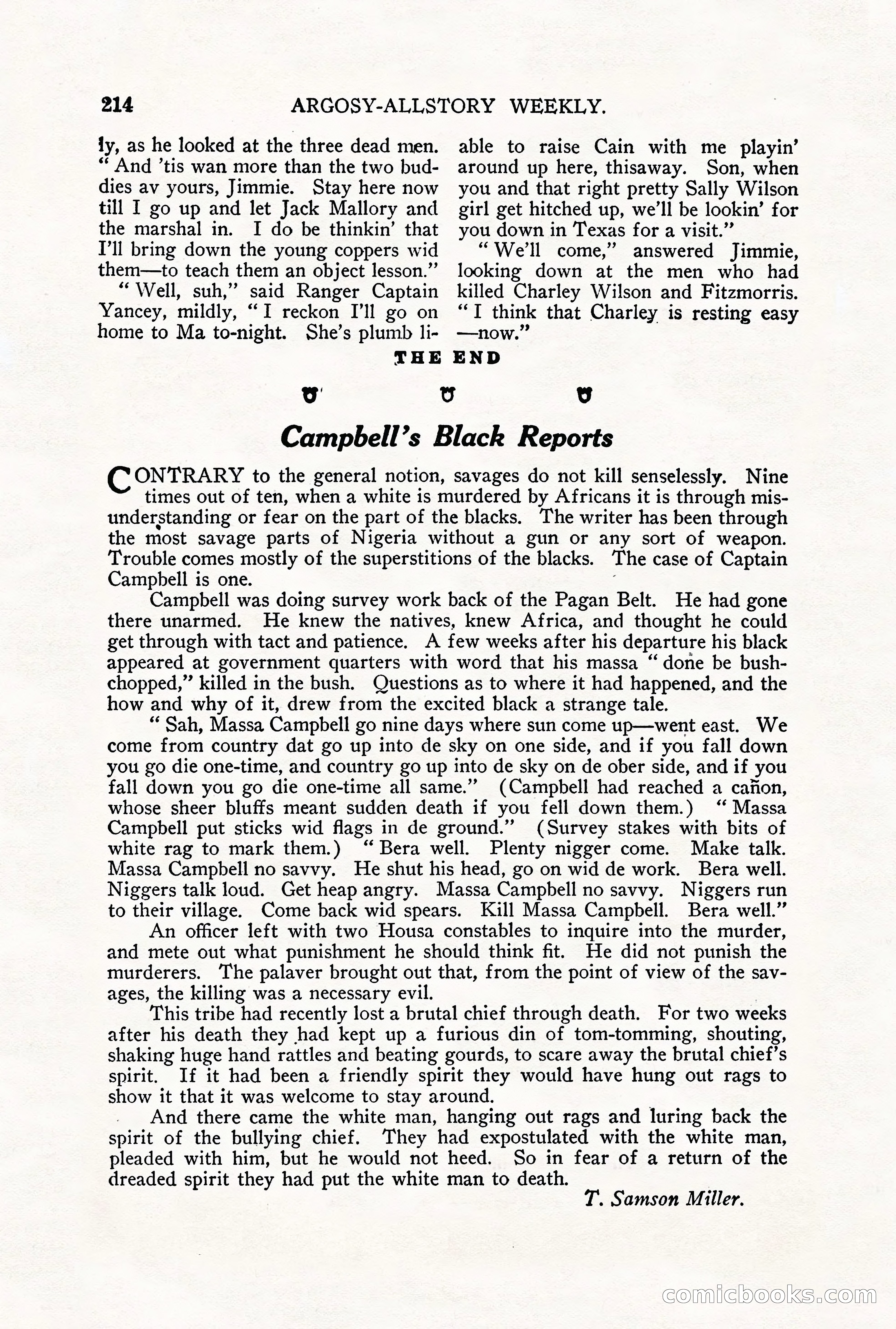 Argosy All-Story Weekly, September 29, 1928 — page 72 of 148