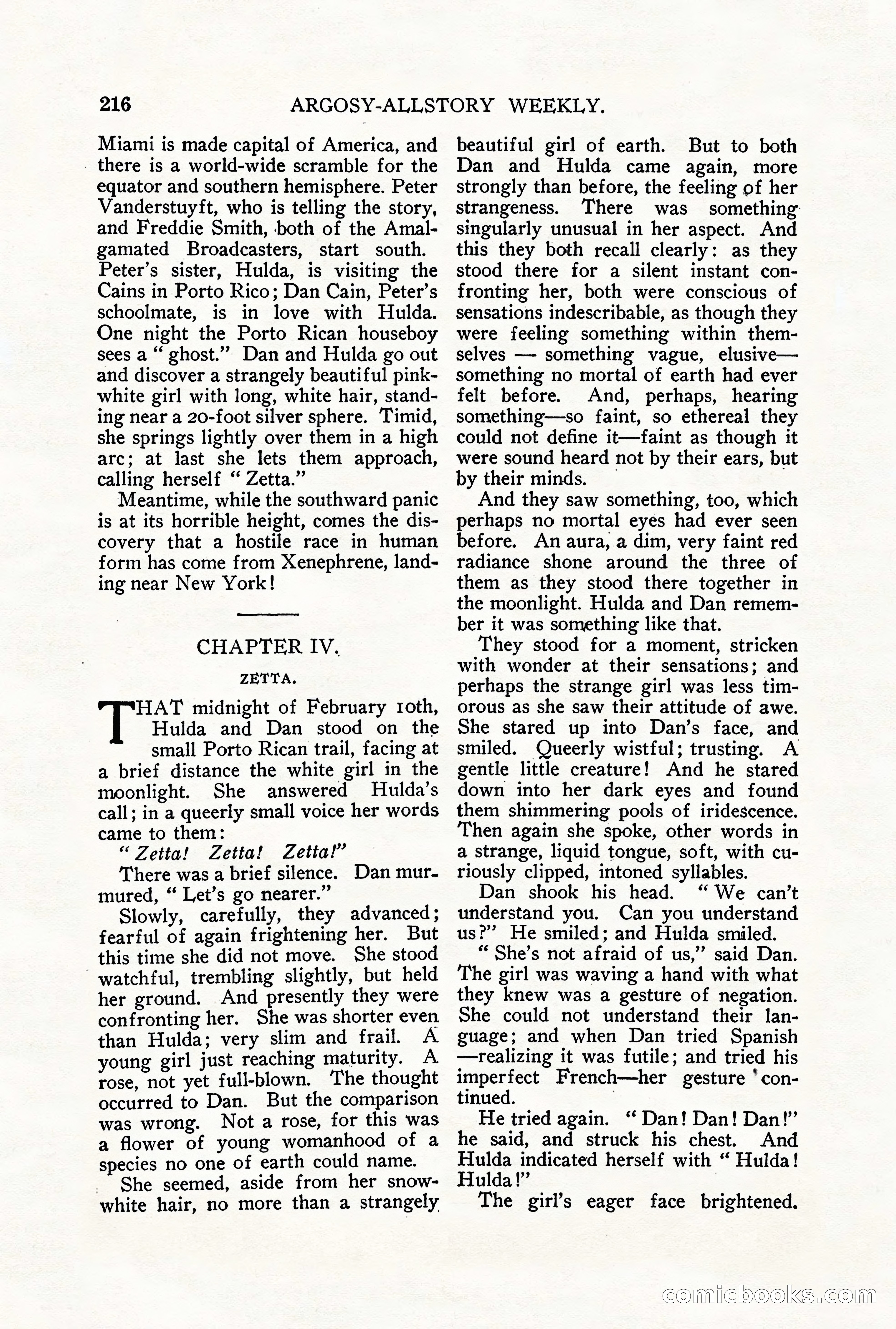 Argosy All-Story Weekly, September 29, 1928 — page 74 of 148