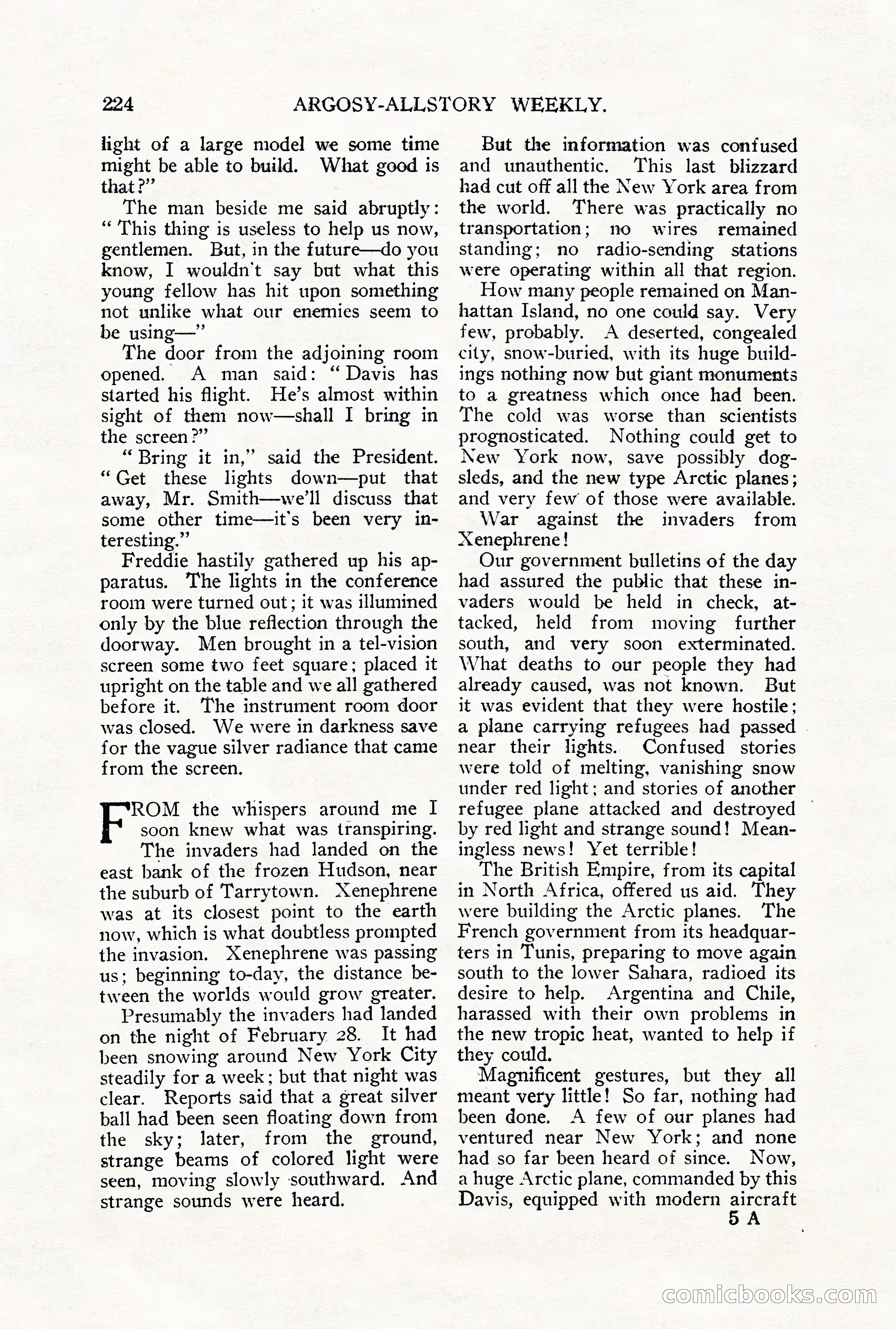 Argosy All-Story Weekly, September 29, 1928 — page 82 of 148