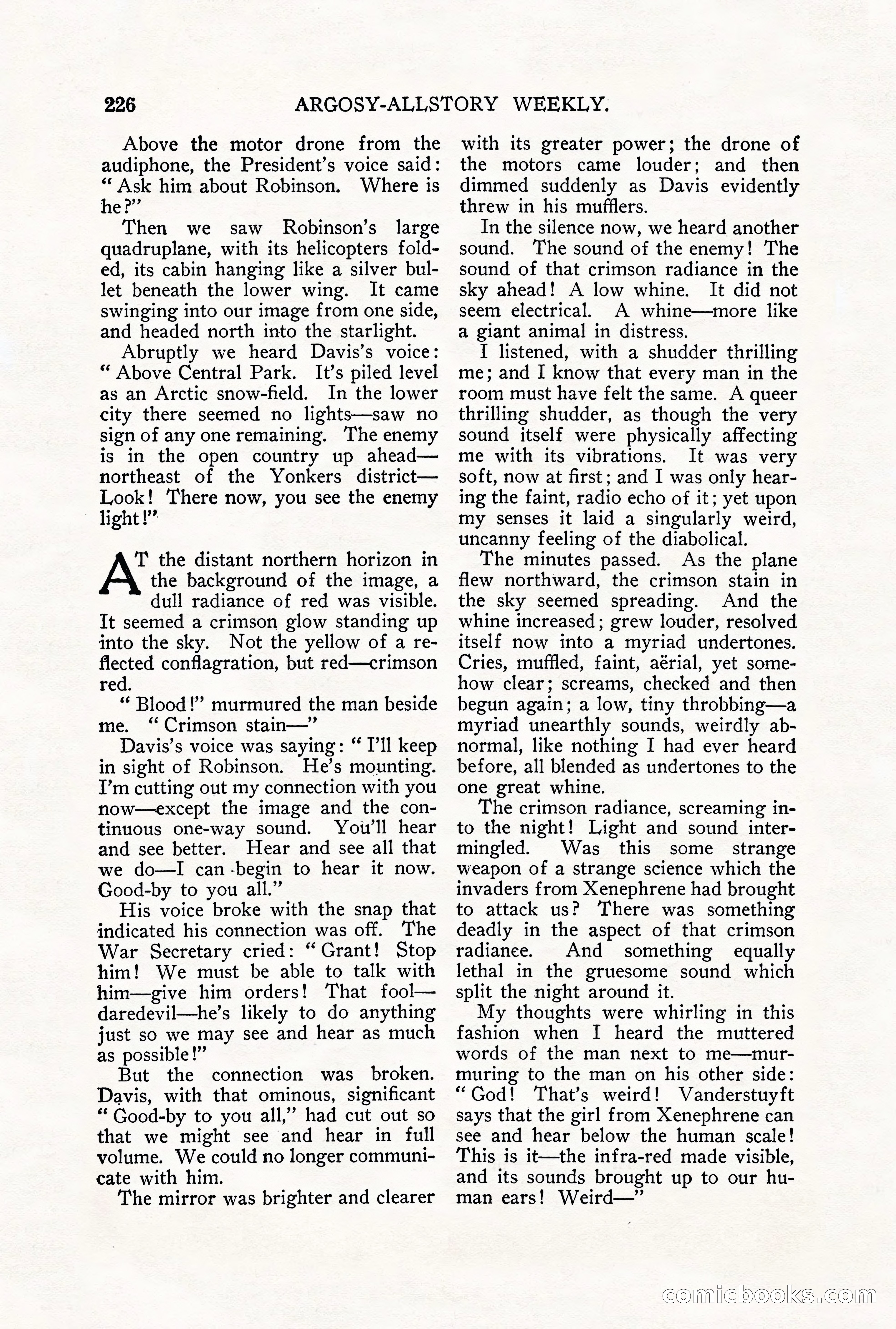 Argosy All-Story Weekly, September 29, 1928 — page 84 of 148