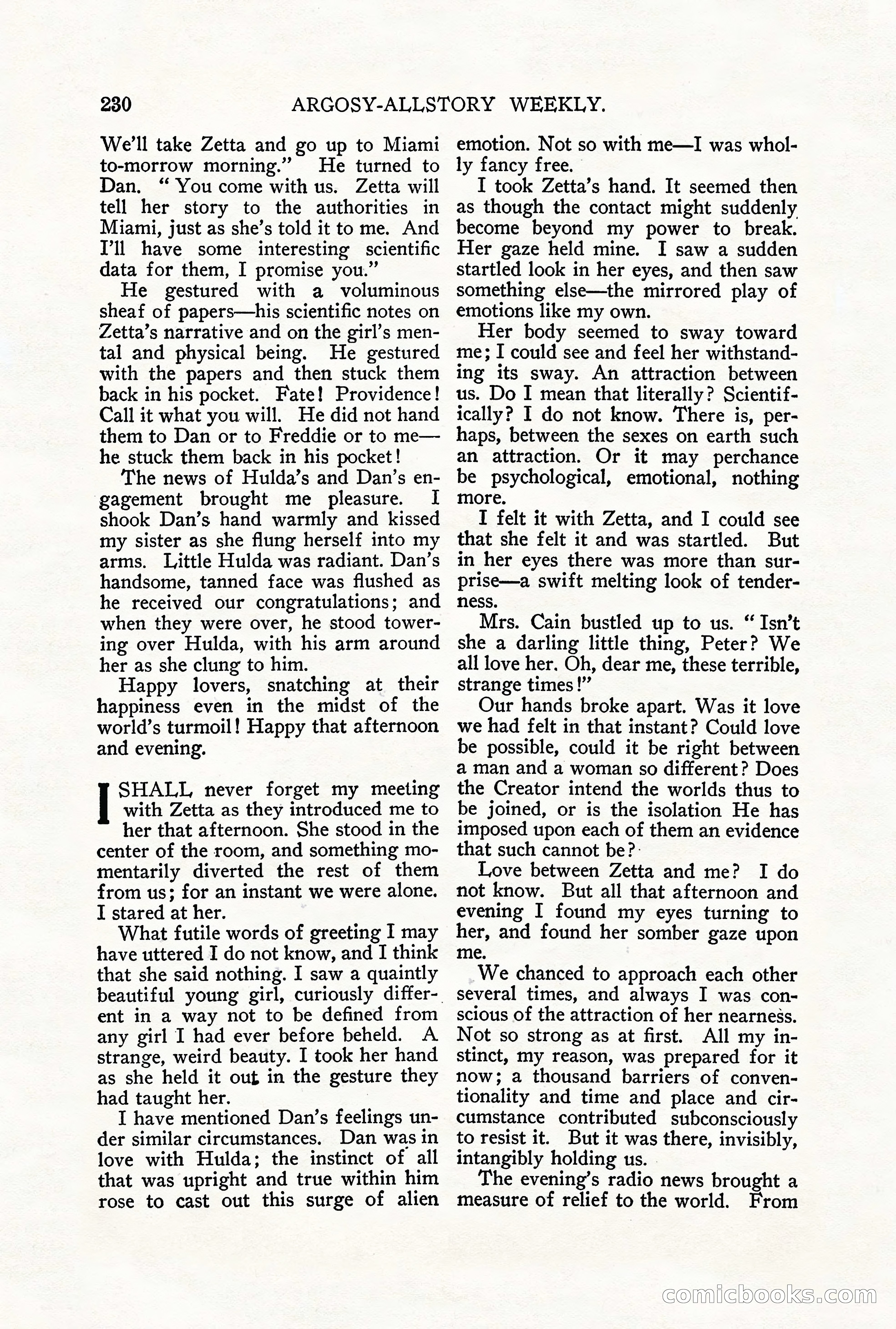 Argosy All-Story Weekly, September 29, 1928 — page 88 of 148