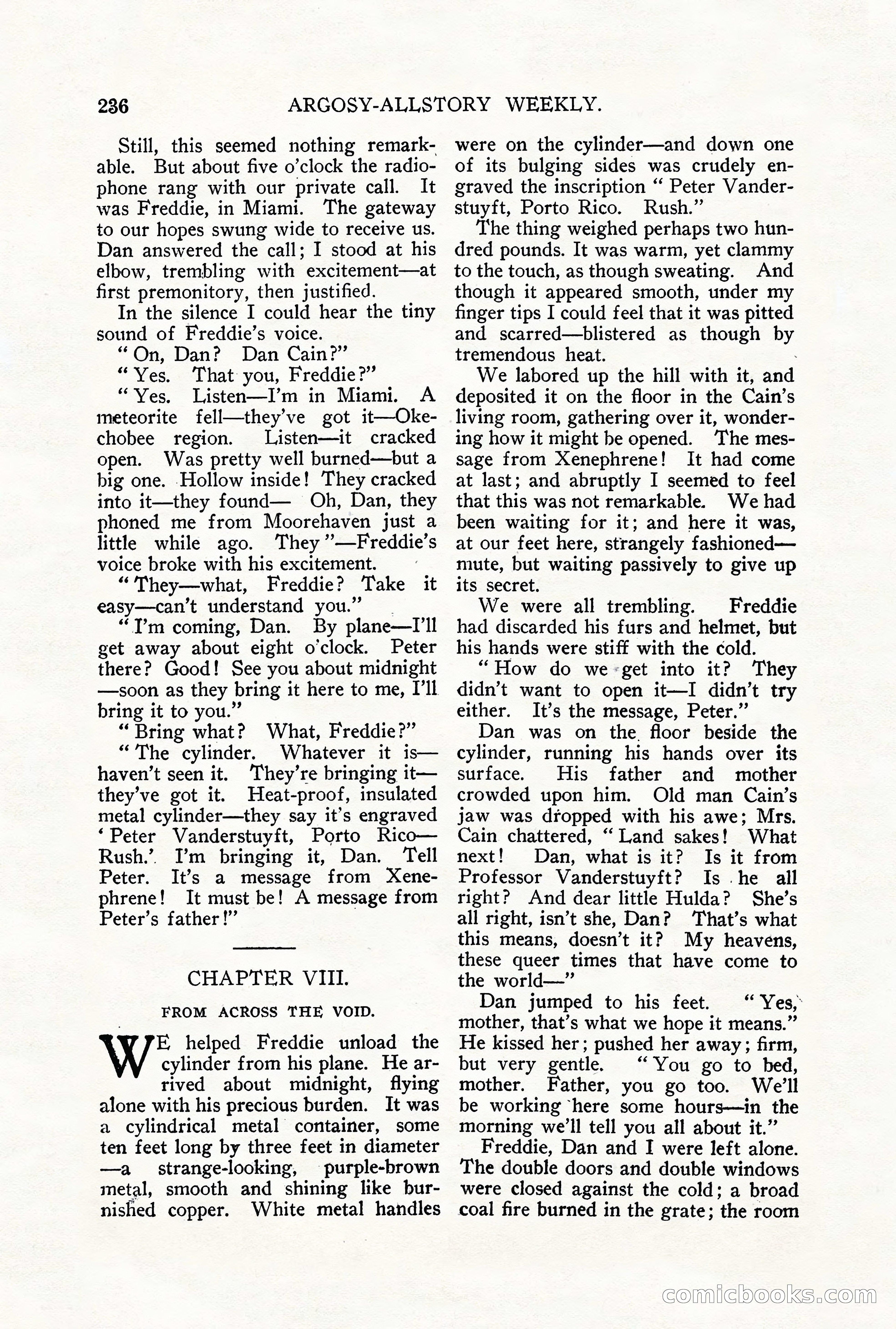 Argosy All-Story Weekly, September 29, 1928 — page 94 of 148