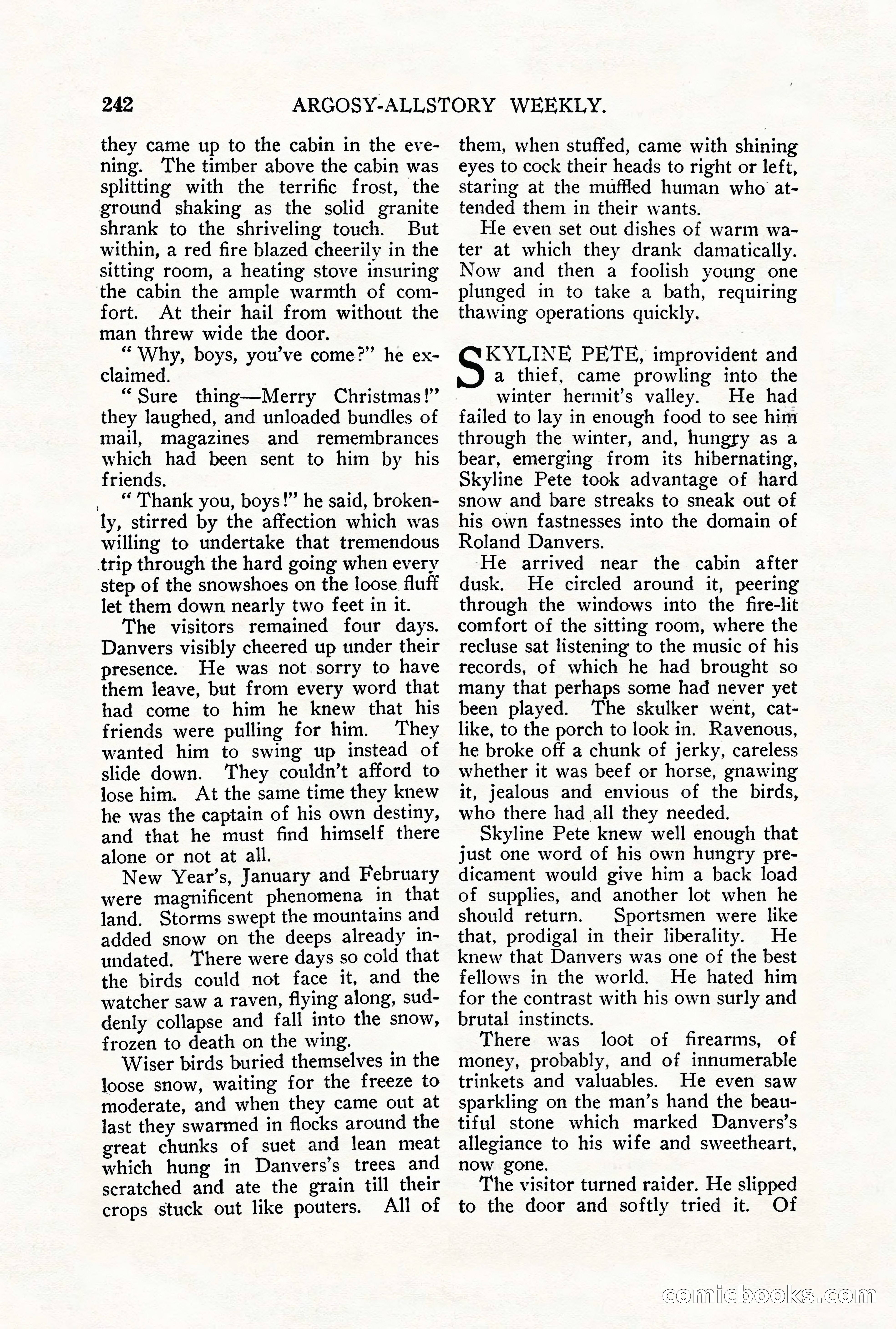 Argosy All-Story Weekly, September 29, 1928 — page 100 of 148
