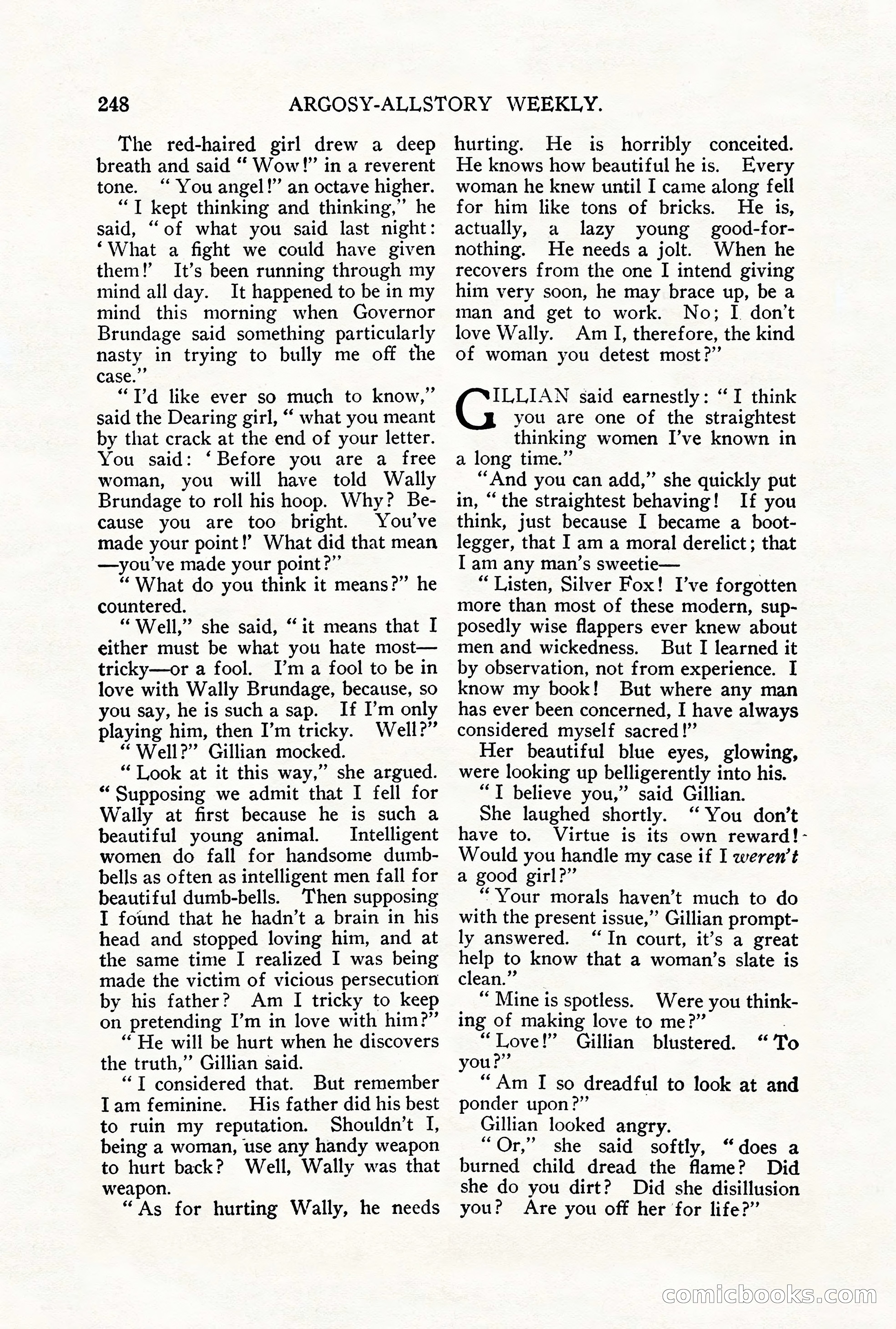 Argosy All-Story Weekly, September 29, 1928 — page 106 of 148