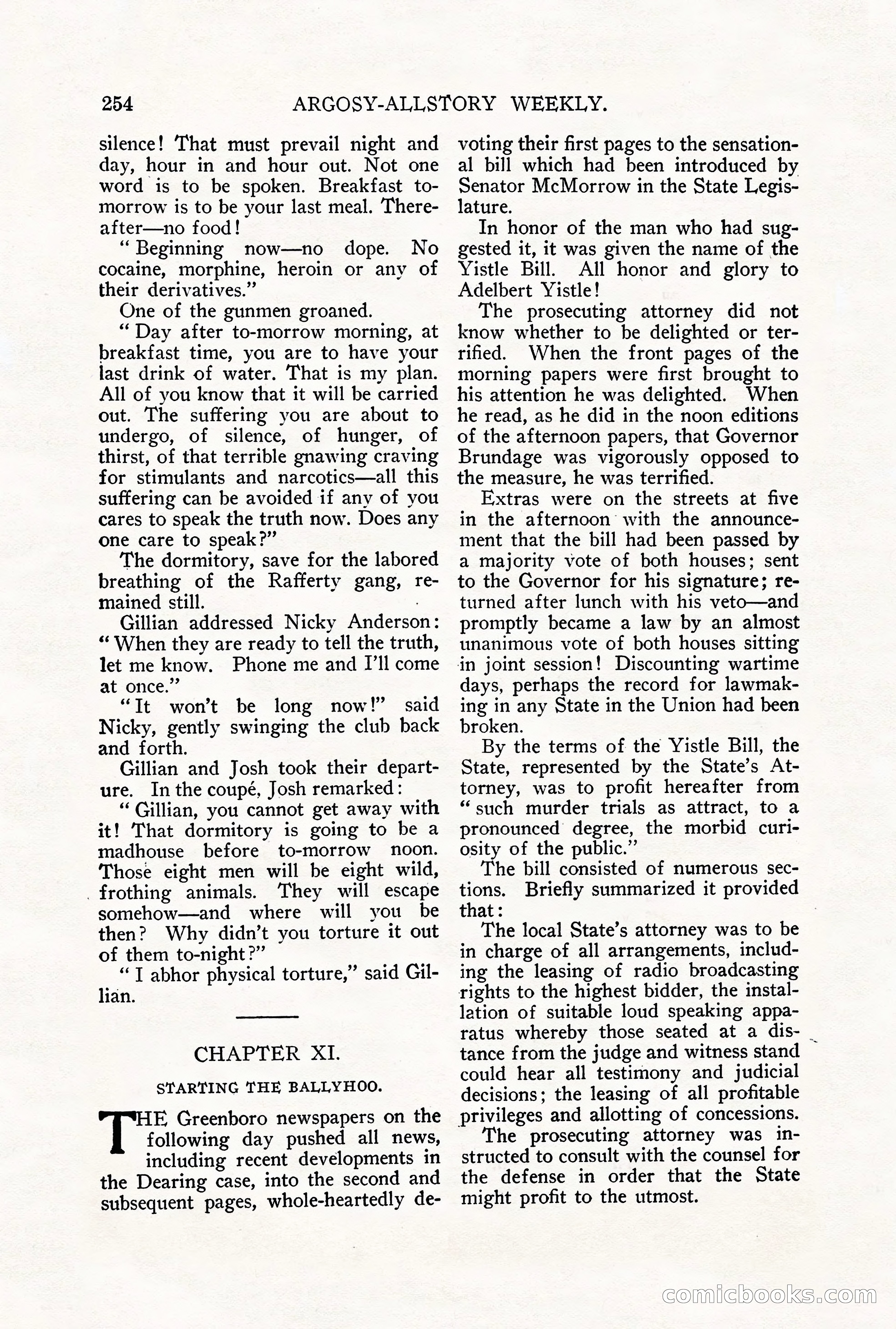 Argosy All-Story Weekly, September 29, 1928 — page 112 of 148