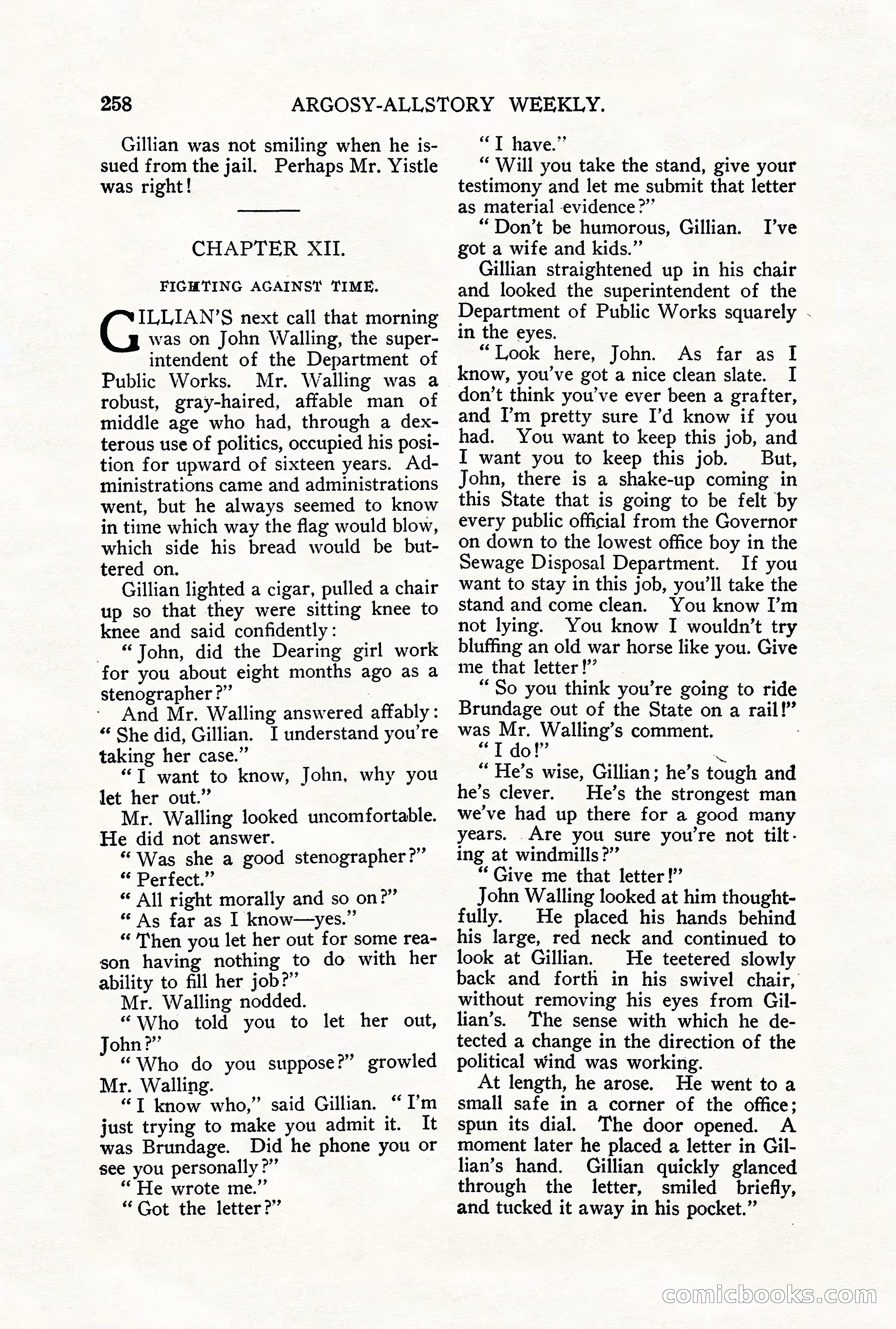 Argosy All-Story Weekly, September 29, 1928 — page 116 of 148