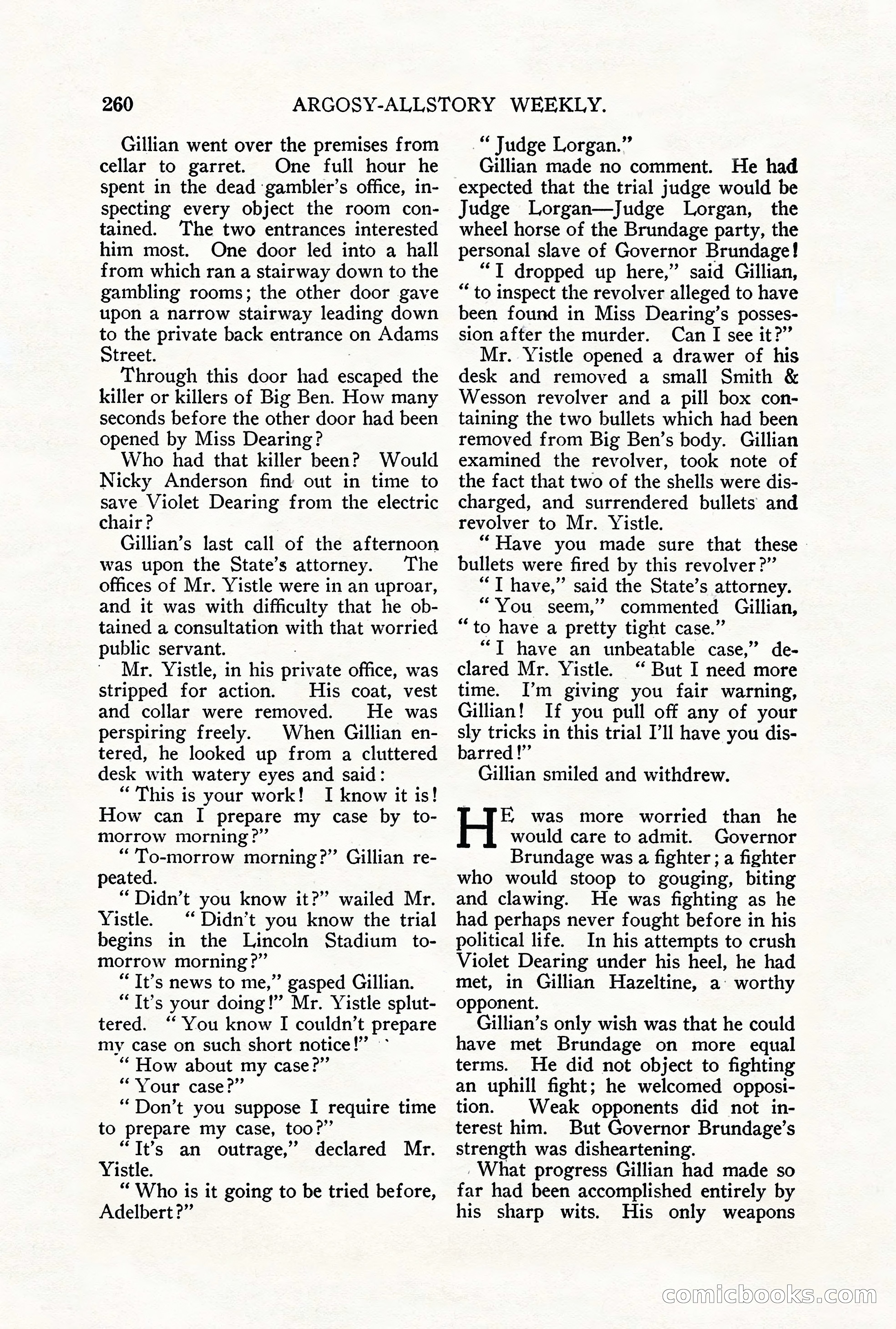 Argosy All-Story Weekly, September 29, 1928 — page 118 of 148