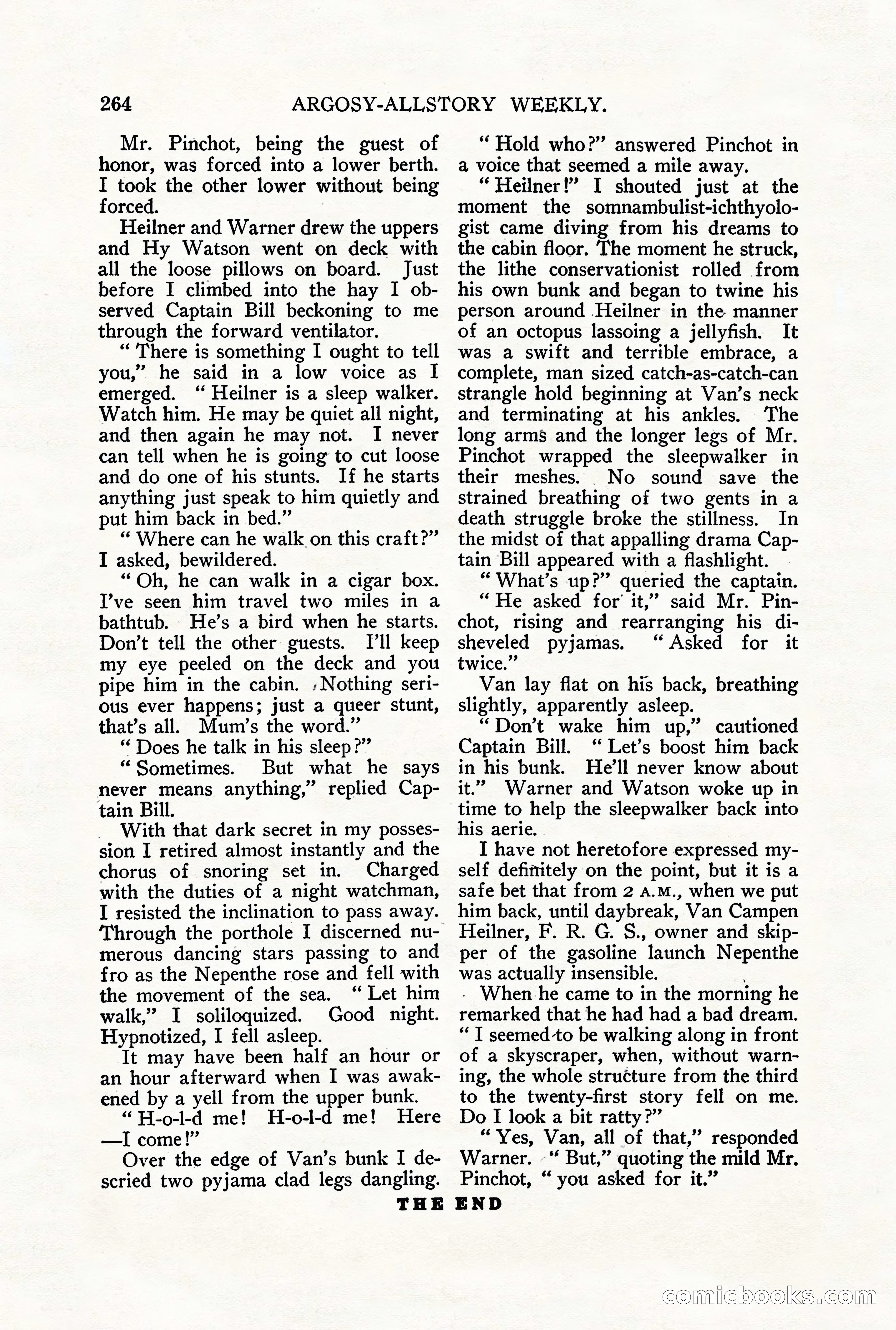 Argosy All-Story Weekly, September 29, 1928 — page 122 of 148