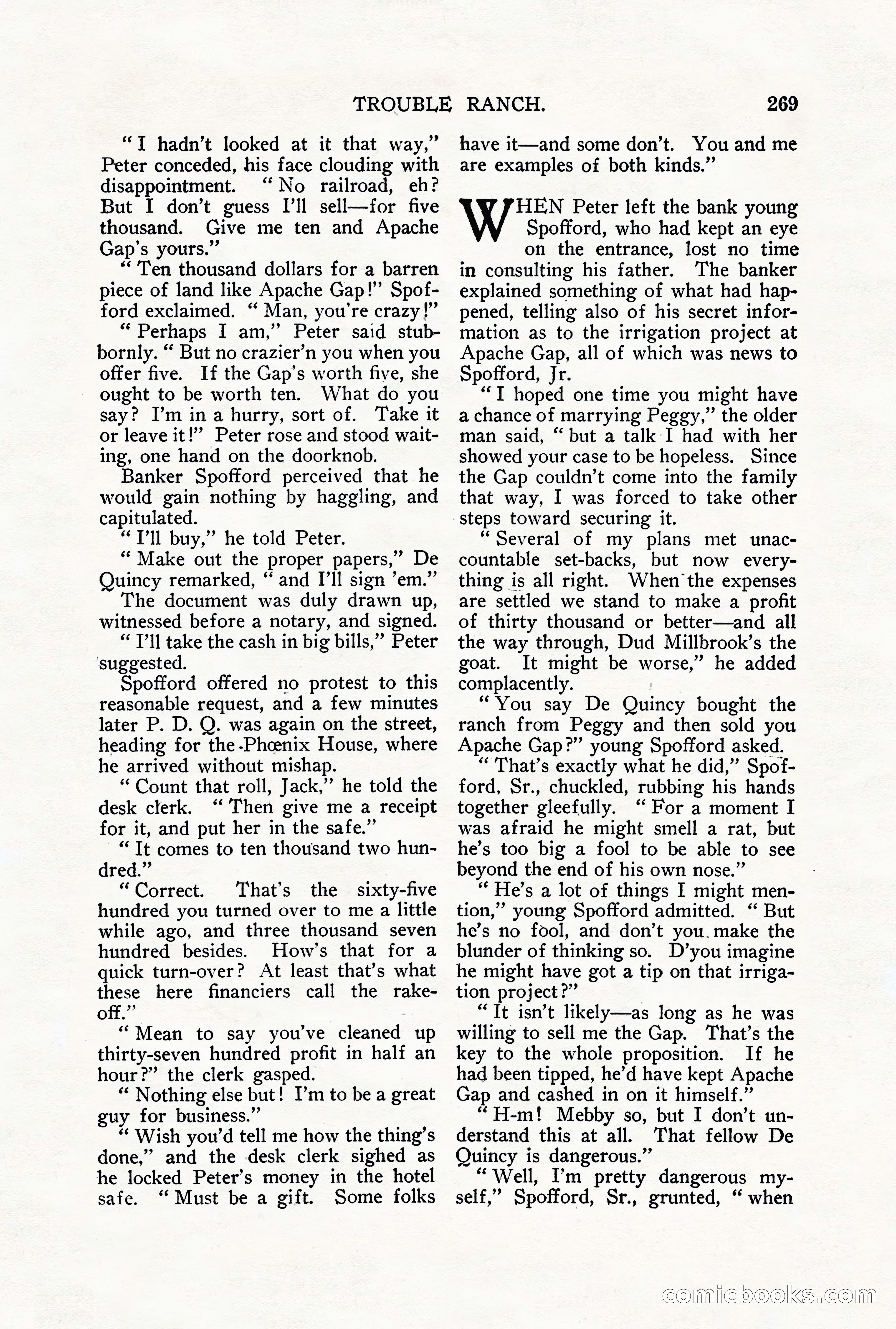 Argosy All-Story Weekly, September 29, 1928 — page 127 of 148