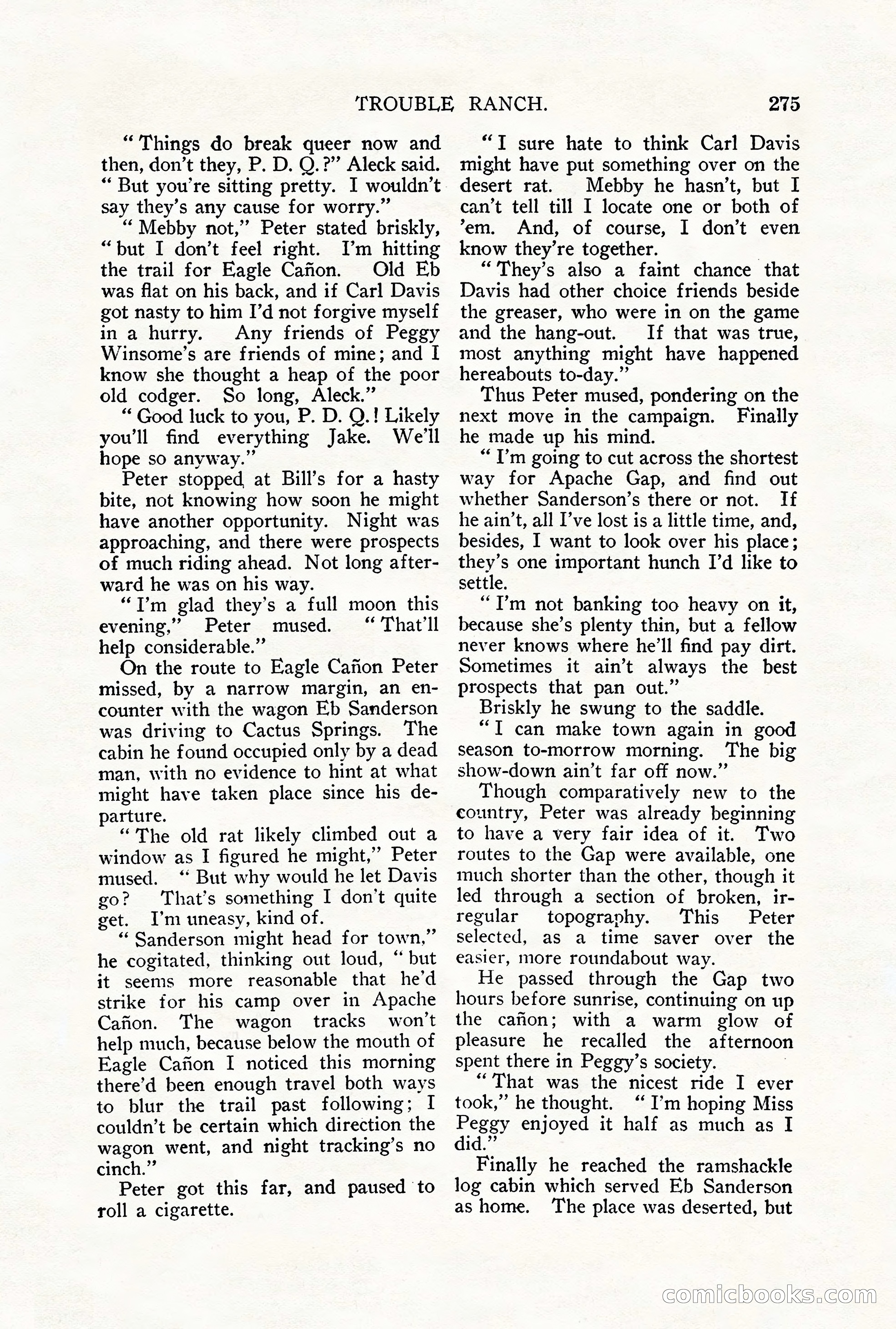 Argosy All-Story Weekly, September 29, 1928 — page 133 of 148