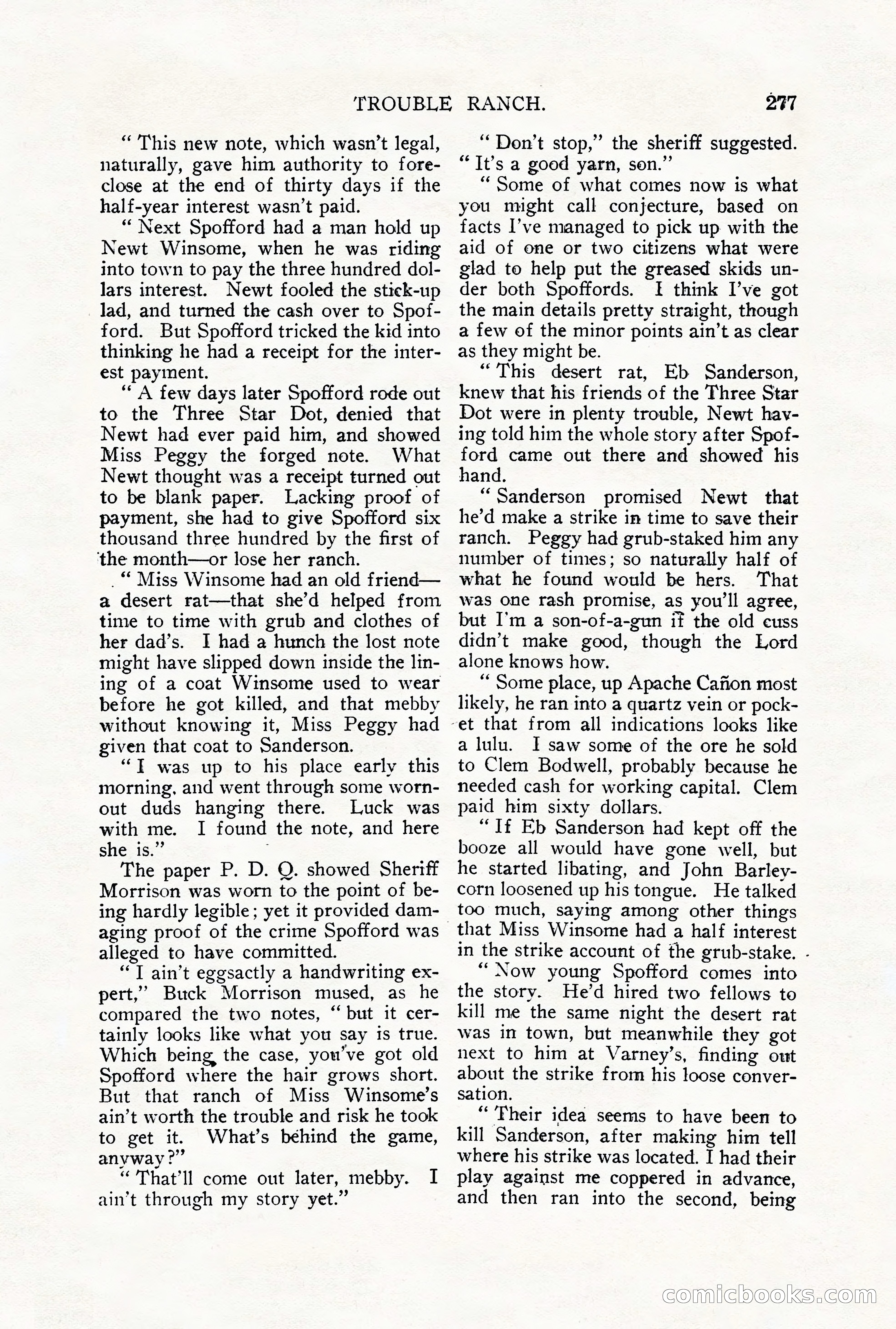 Argosy All-Story Weekly, September 29, 1928 — page 135 of 148