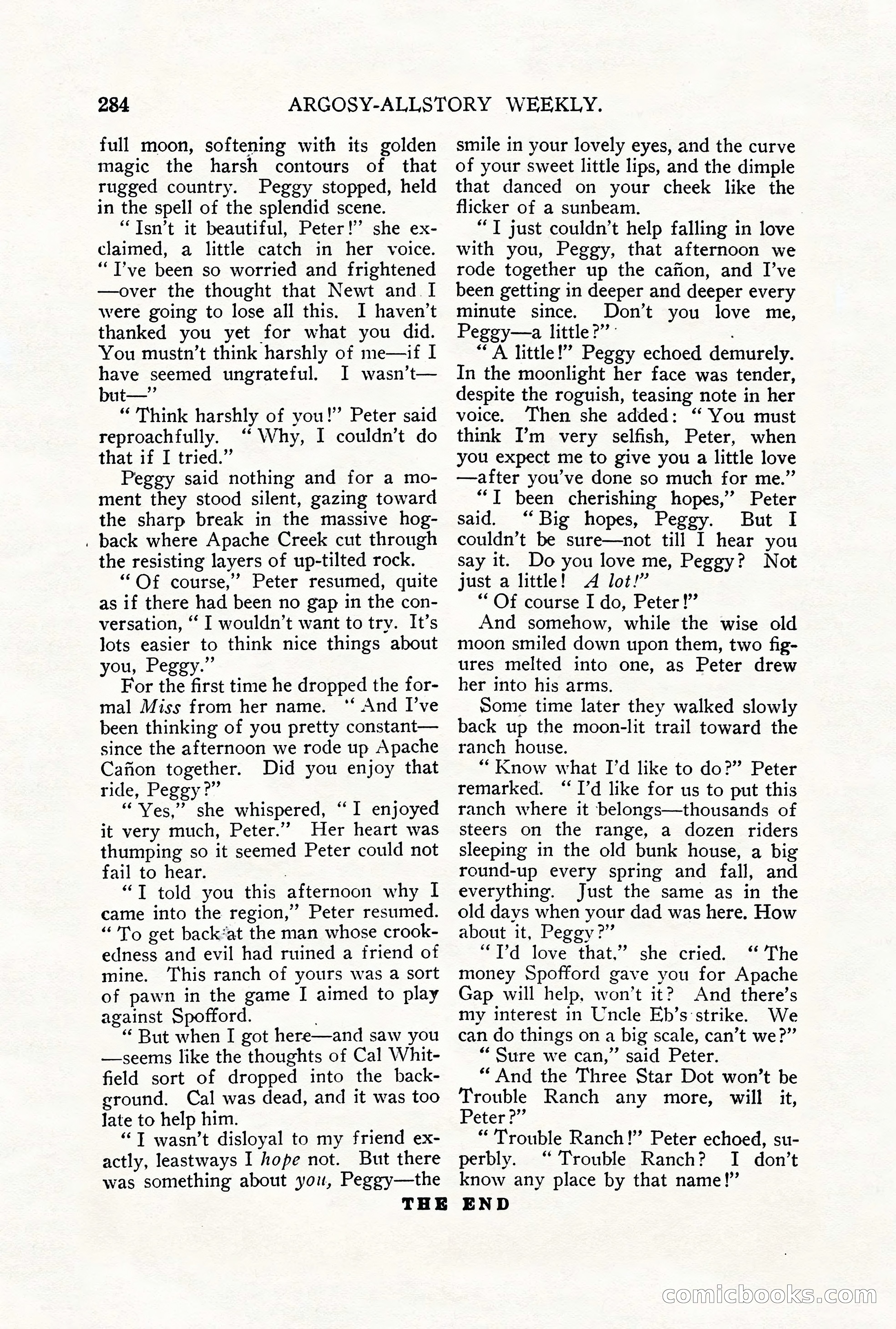 Argosy All-Story Weekly, September 29, 1928 — page 142 of 148