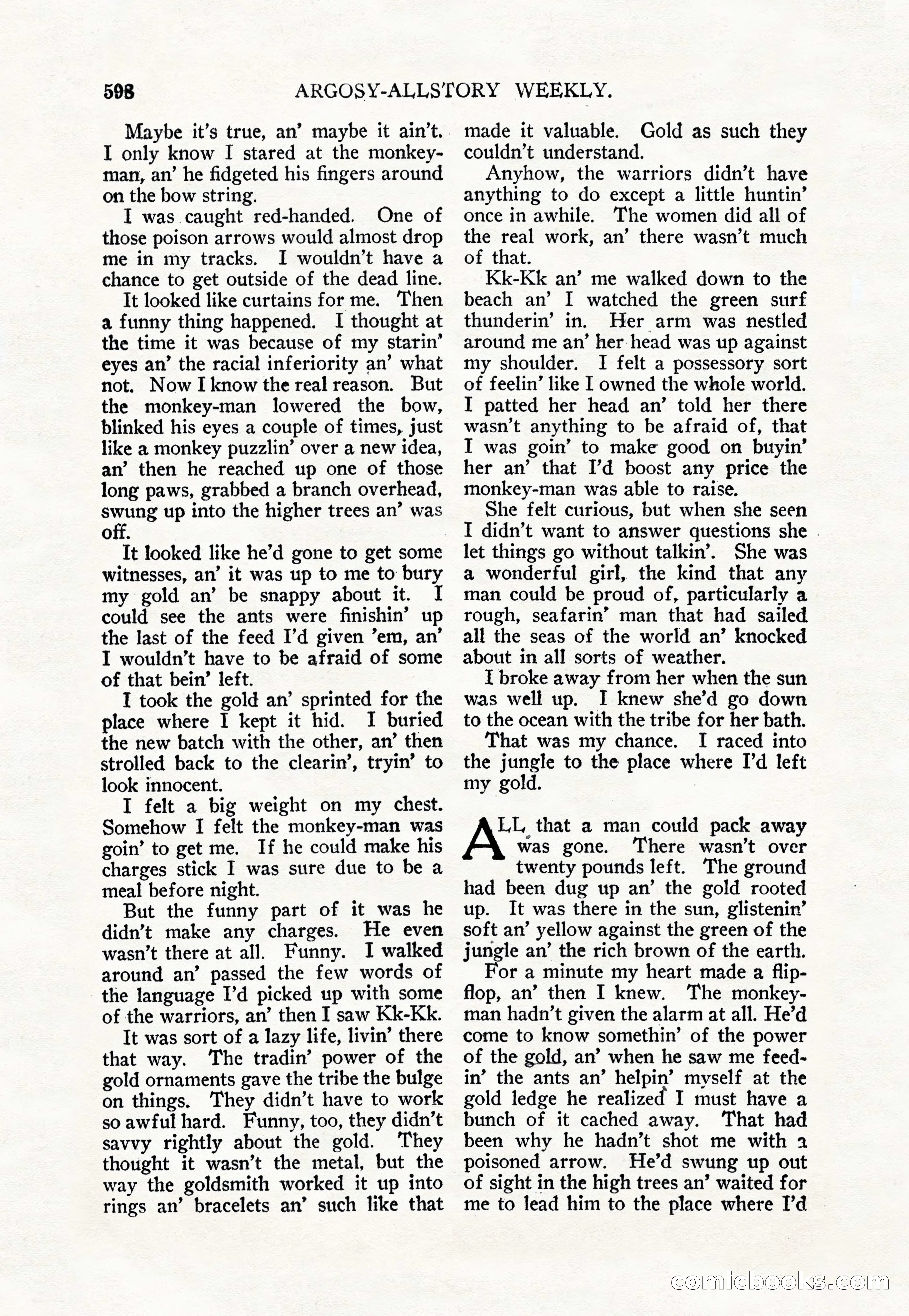 Argosy All-Story Weekly — page 32 of 156