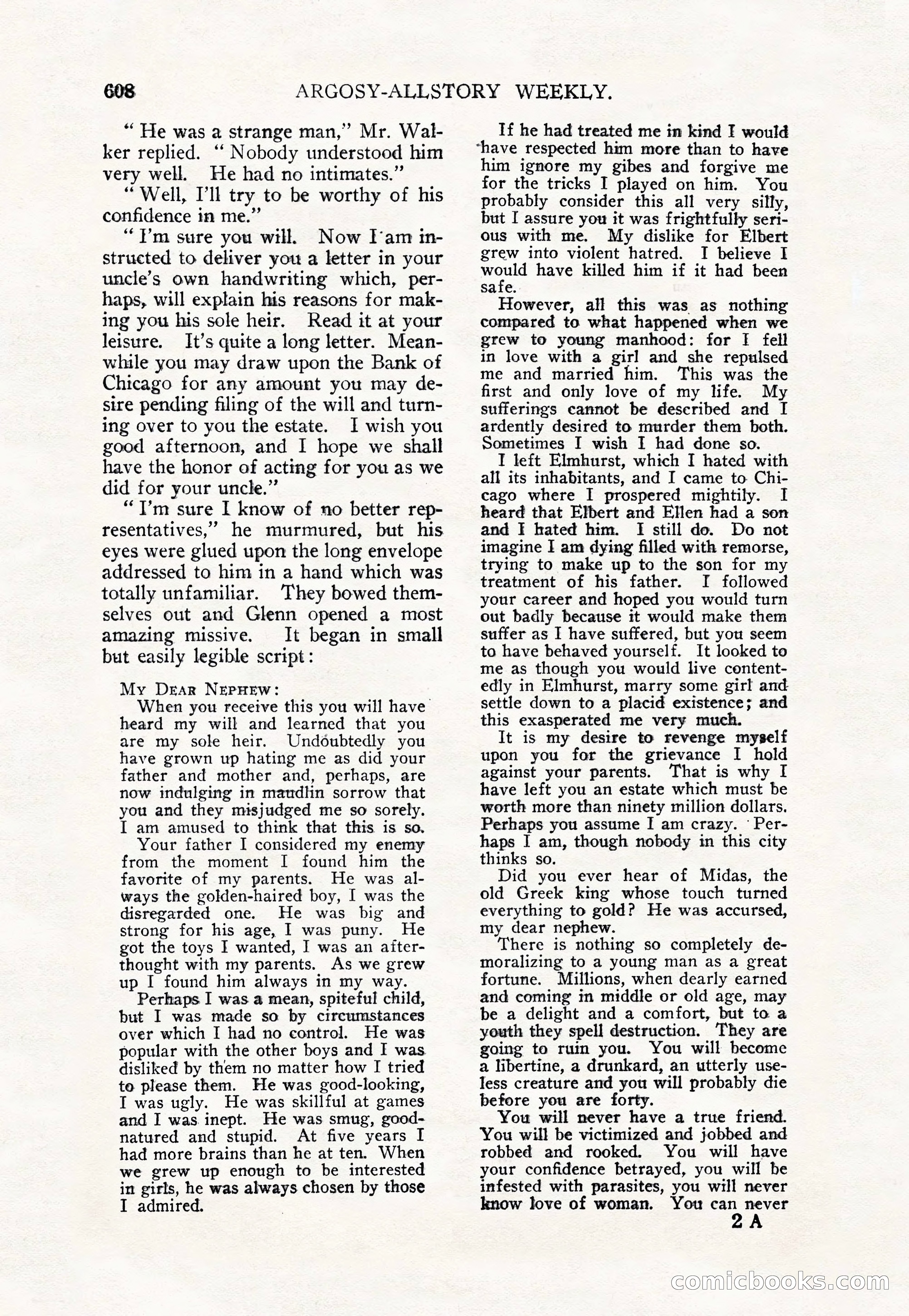 Argosy All-Story Weekly — page 42 of 156